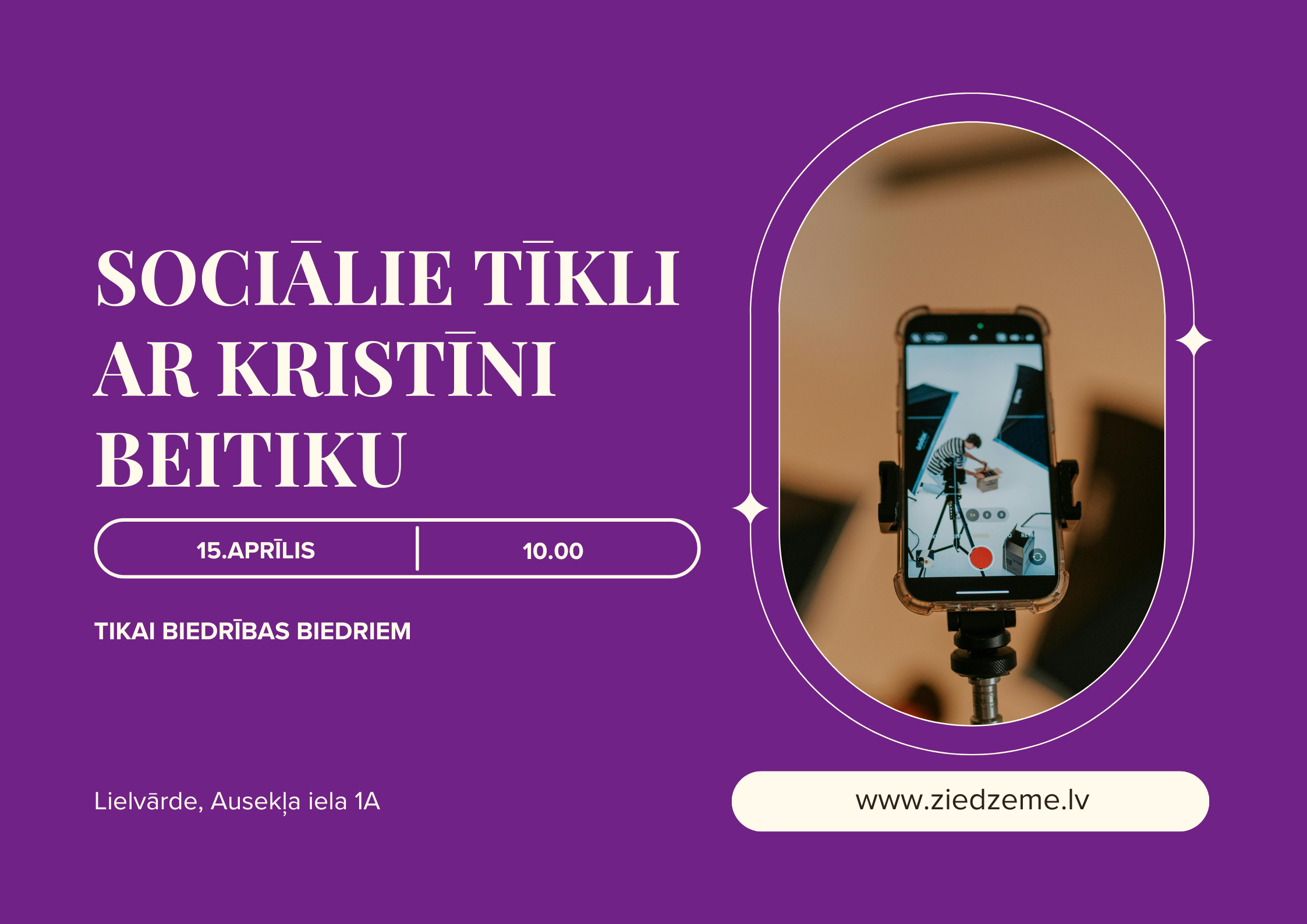 SOCIĀLIE TĪKLI AR KRISTĪNI BEITIKU