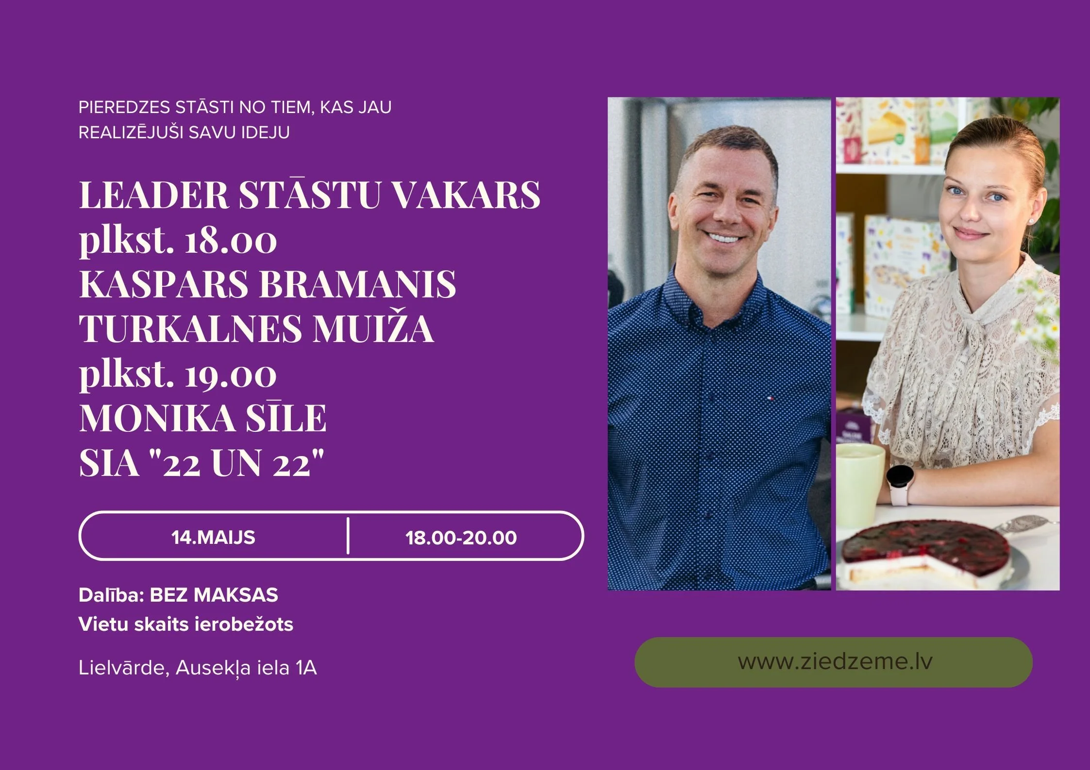 REALIZĒTO LEADER PROJEKTU STĀSTU VAKARS