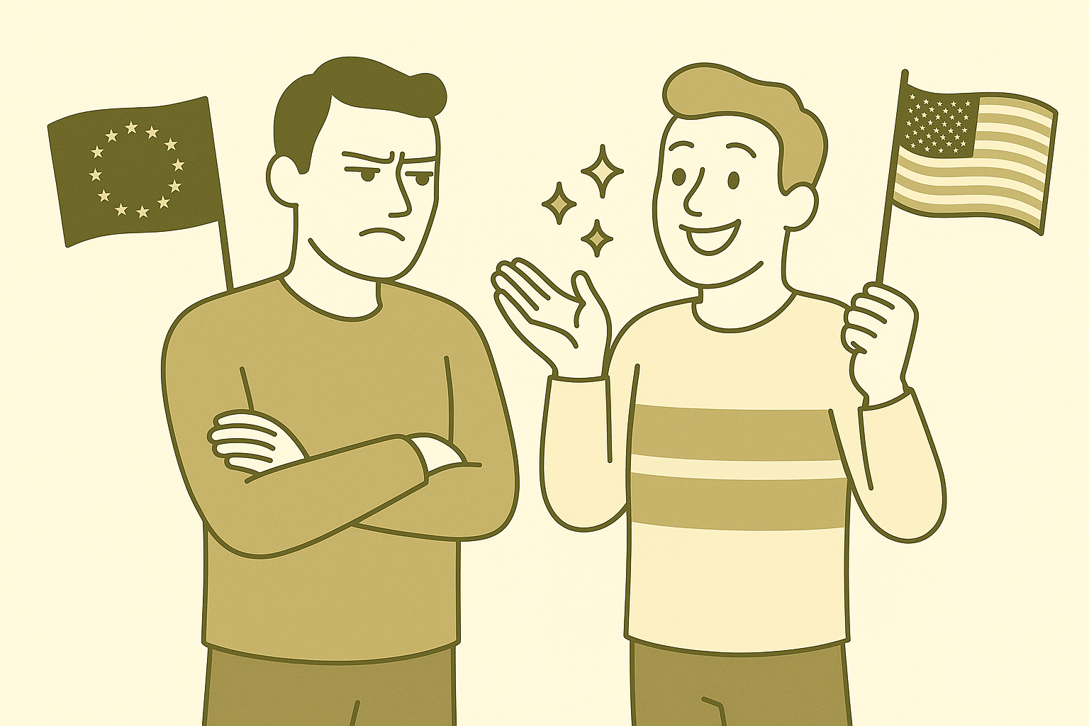 Why Europeans Roll Their Eyes at American Enthusiasm and What We’re Missing Out On
