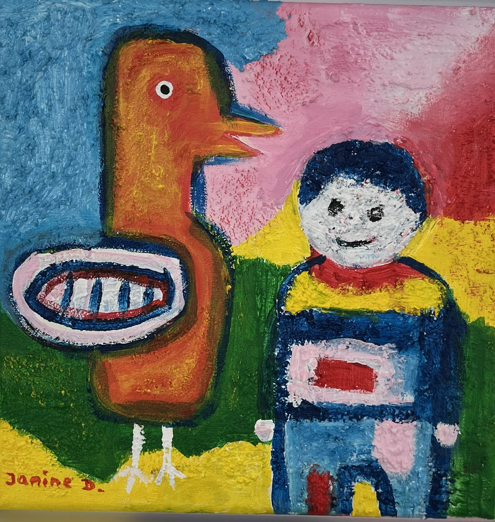 109. Genieten. 20 x 20