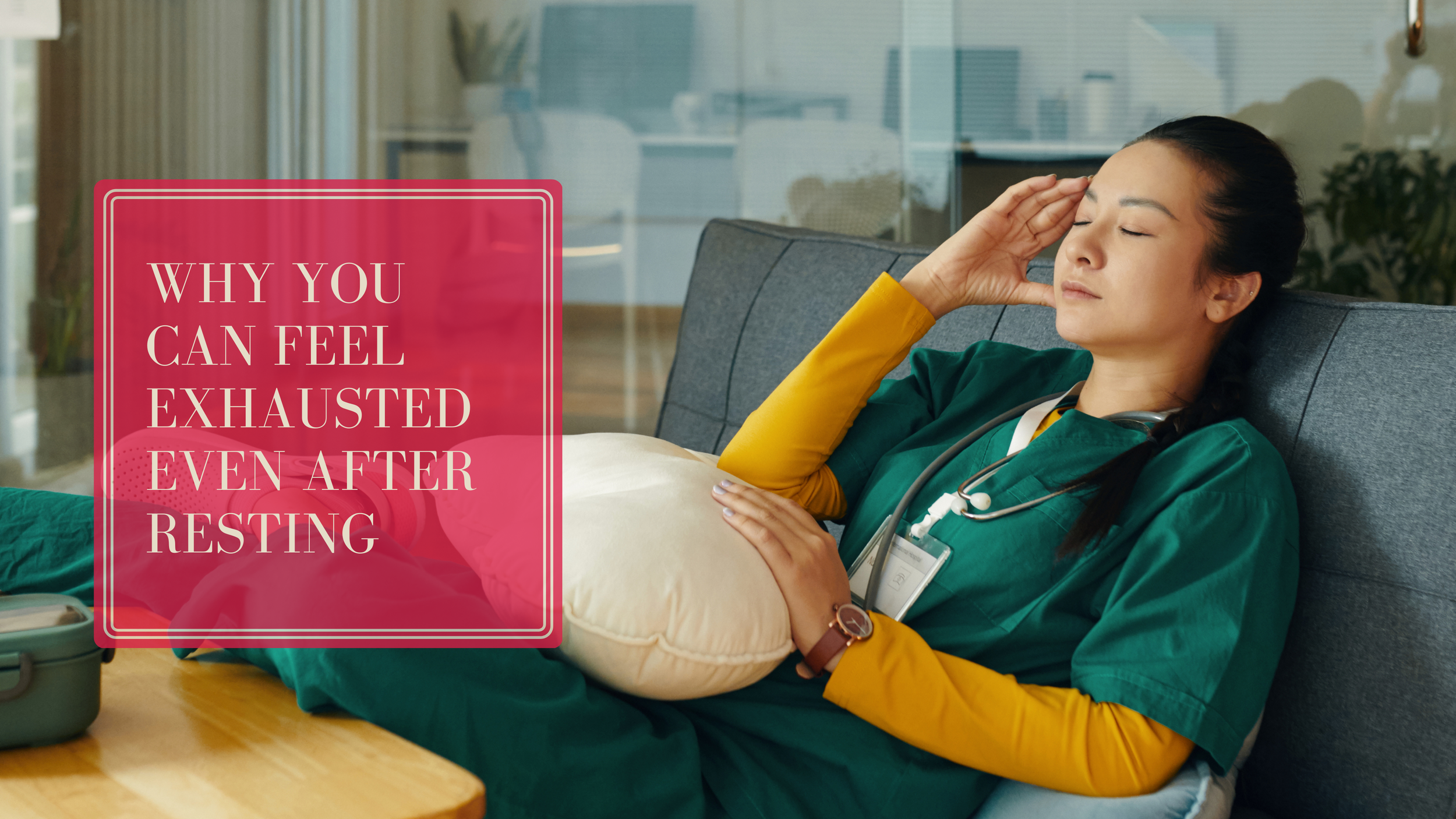 Doctor tired and exhausted