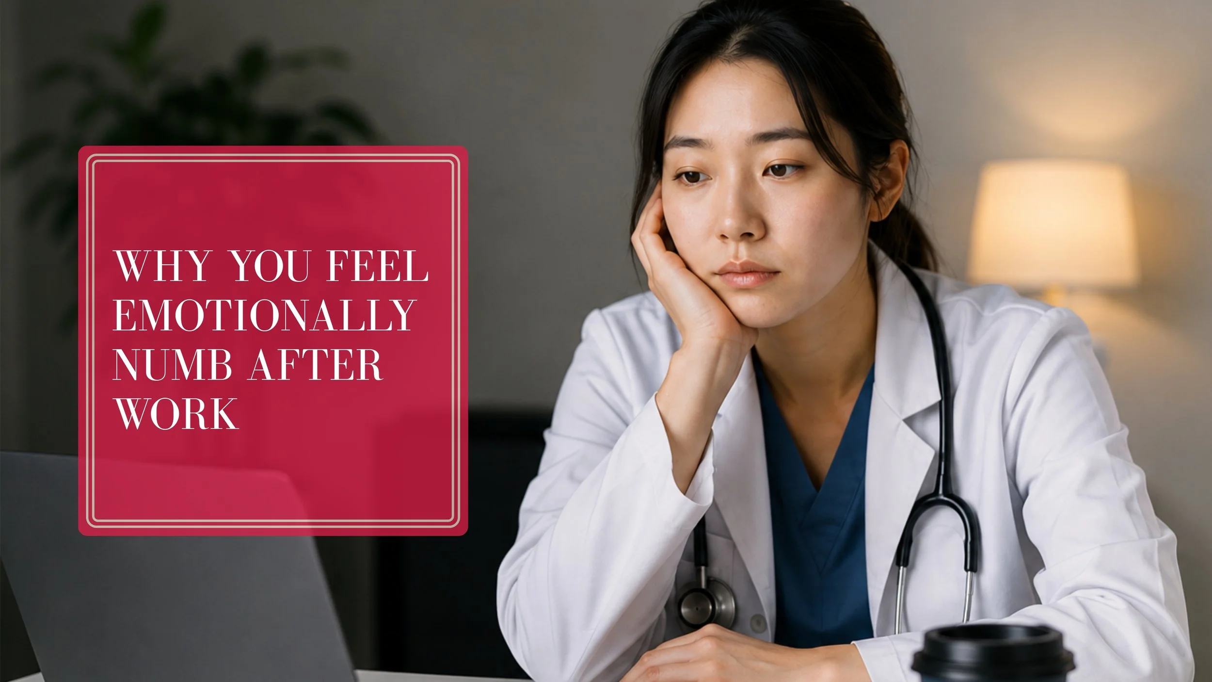 Why You Feel Emotionally Numb After Work