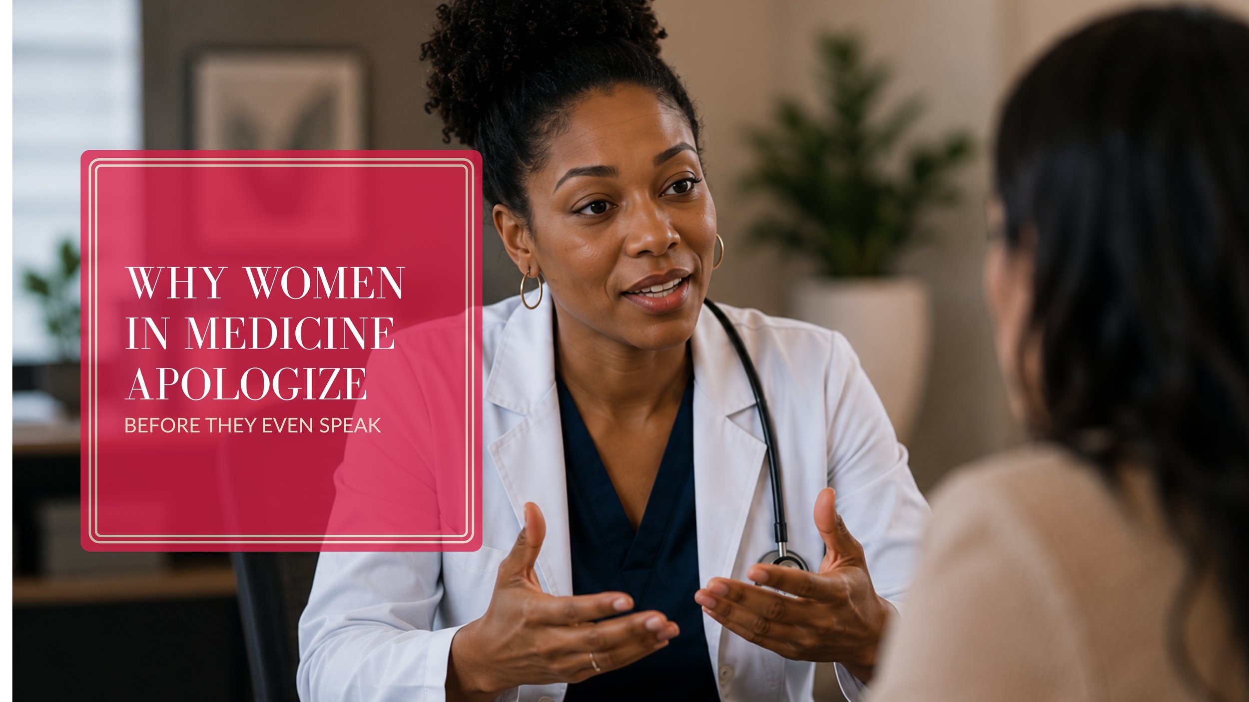Why Women in Medicine Apologize Before They Even Speak