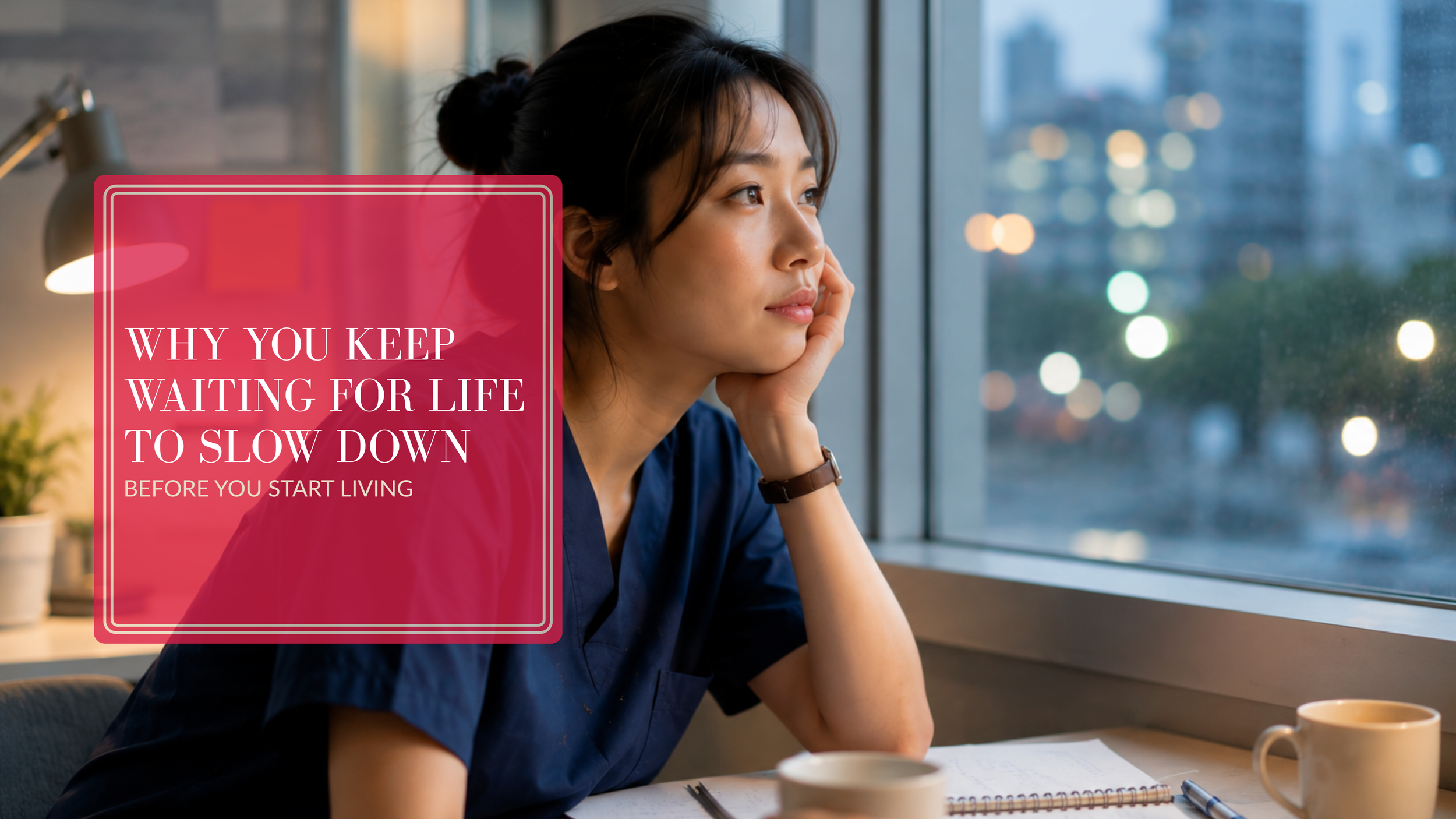 Why You Keep Waiting for Life to Slow Down Before You Start Living