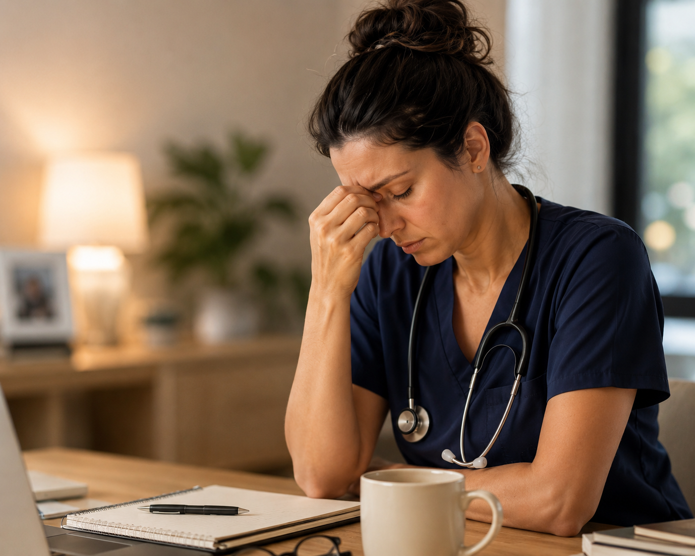 tired doctor
