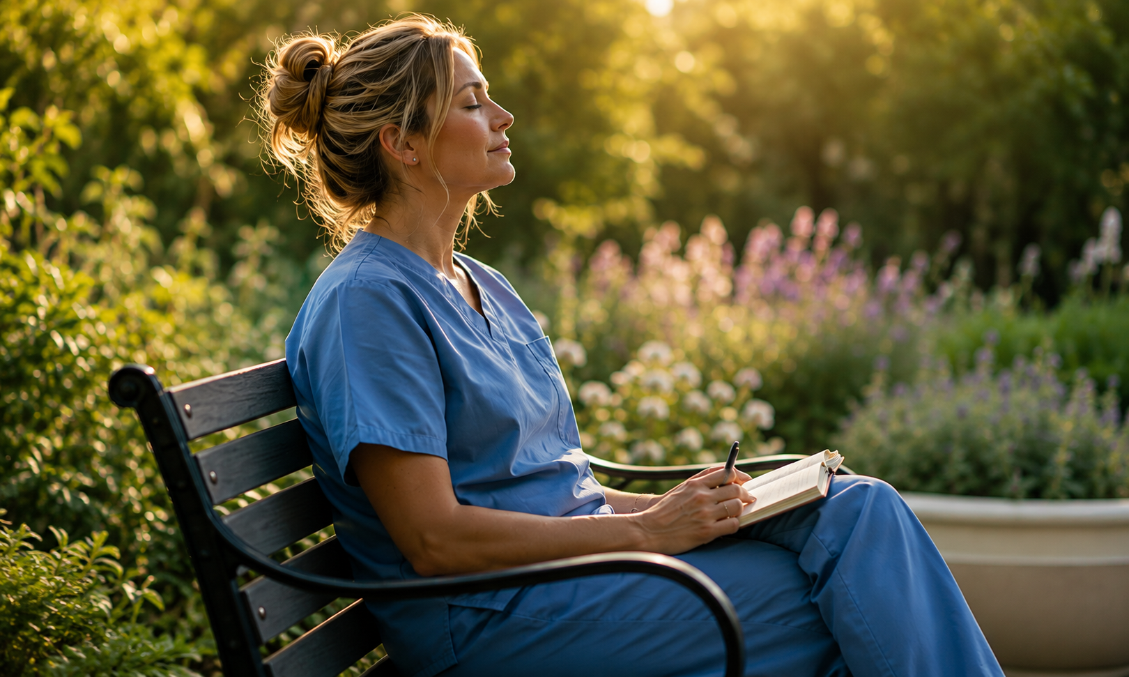 doctor resting
