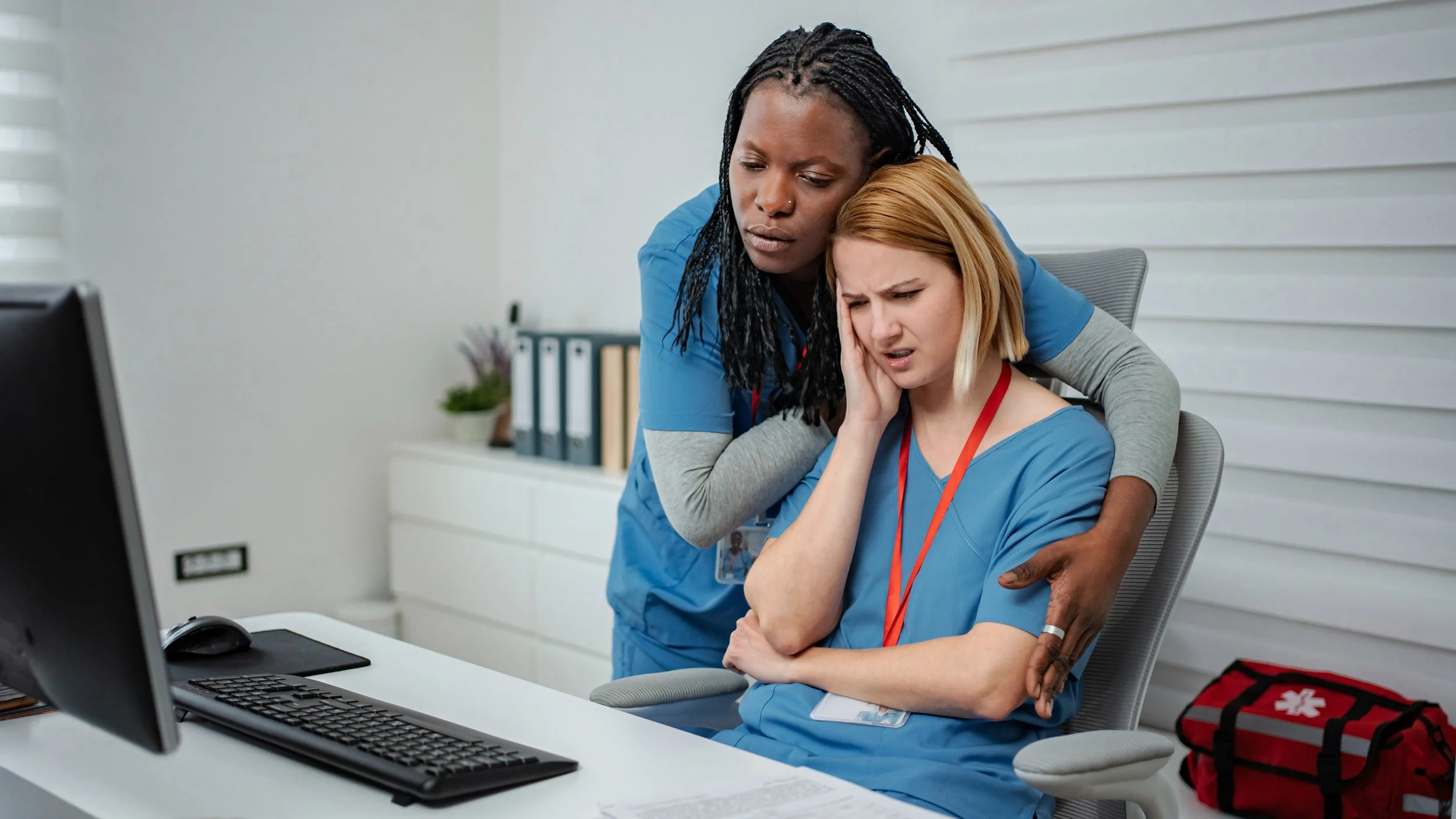 women in medicine thinking about their problems