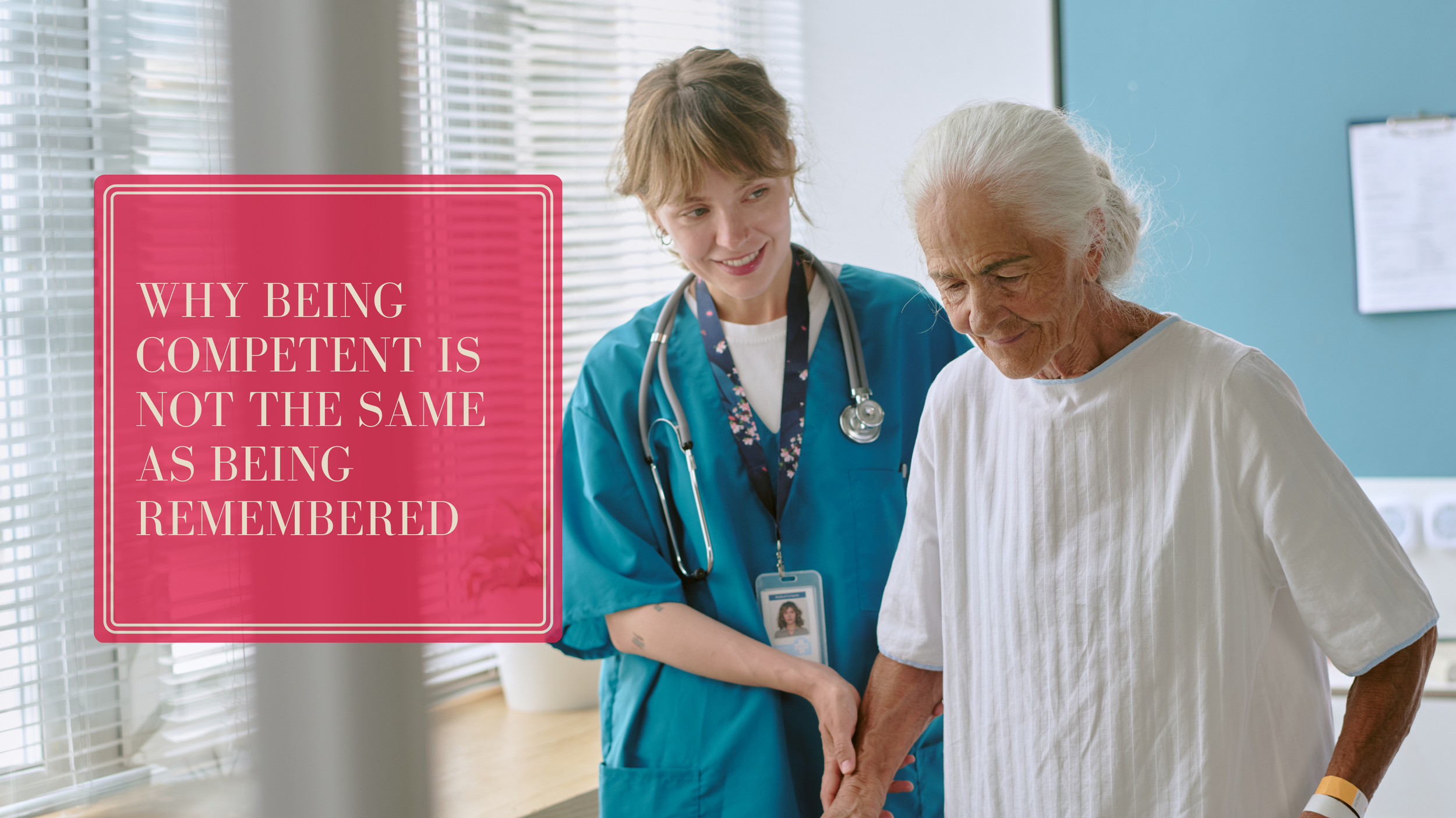 Why Being Competent Is Not the Same as Being Remembered