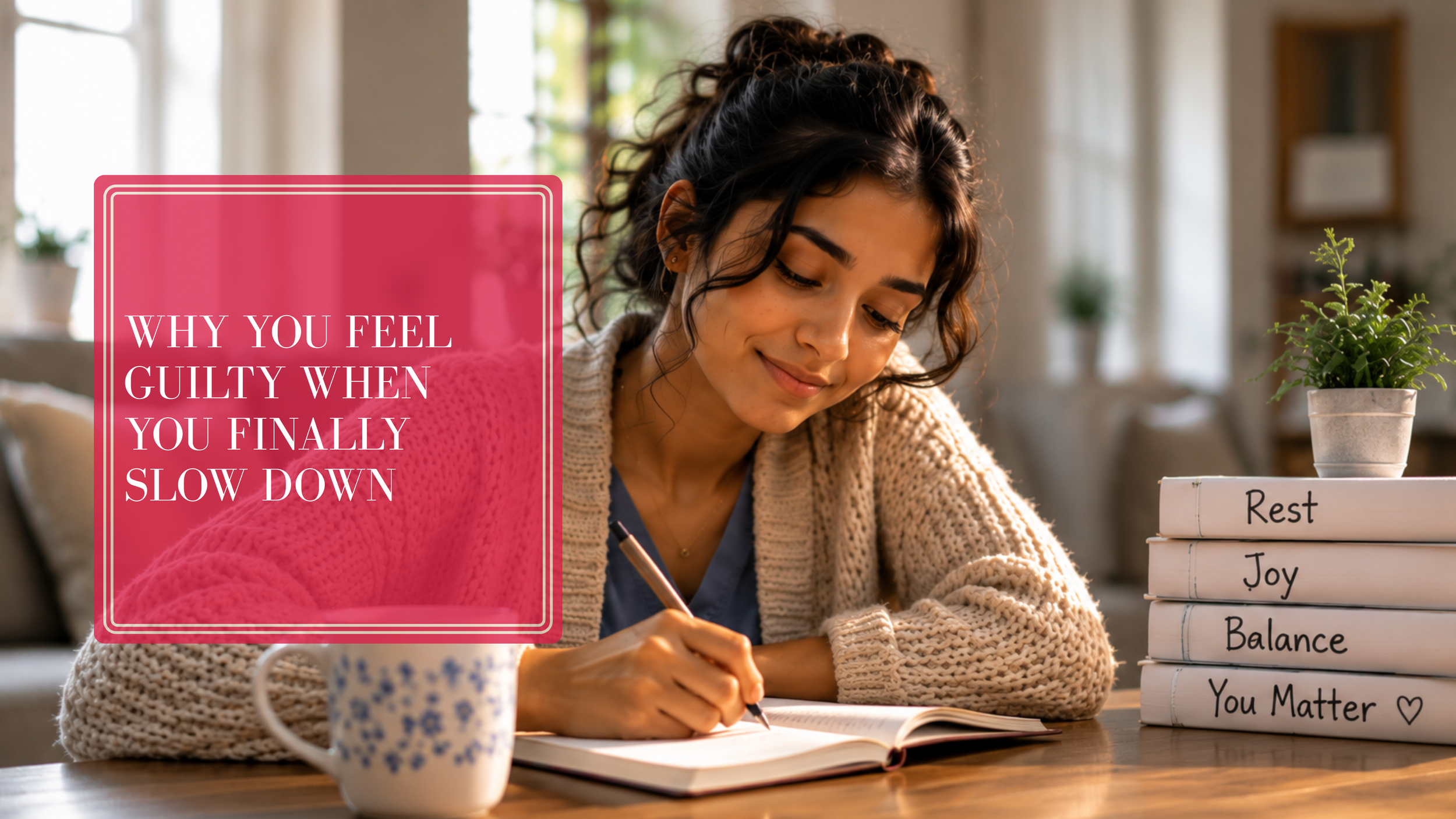 Why You Feel Guilty When You Finally Slow Down