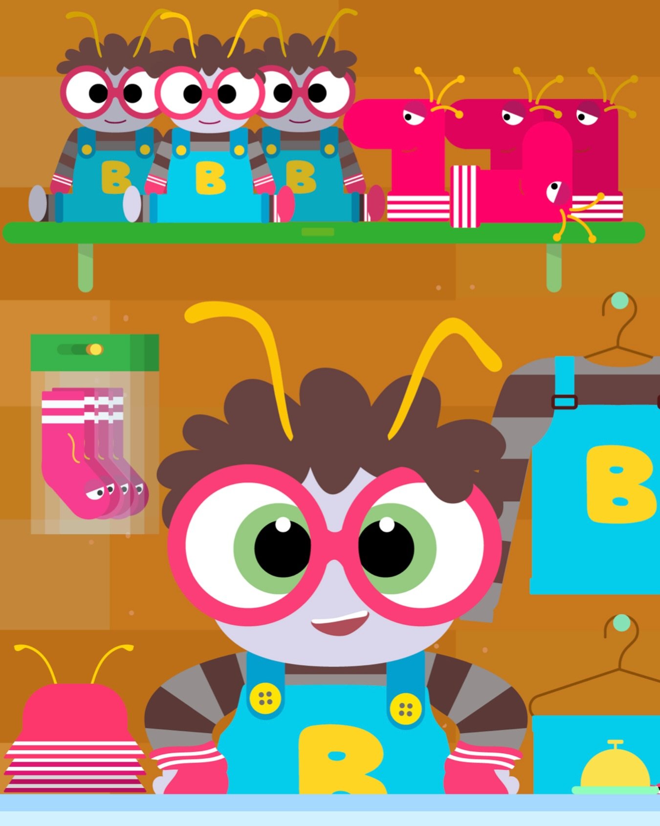 S&aring; var vi der! Bille st&aring;r klar bag disken fra p&aring; fredag kl.12, hvor vores nye webshop &aring;bner. 

Som altid har vi Str&oslash;mpebamsen, t-shirts, klisterm&aelig;rker, t&oslash;j, strygem&aelig;rker, CD&rsquo;er mm. klar til jer.