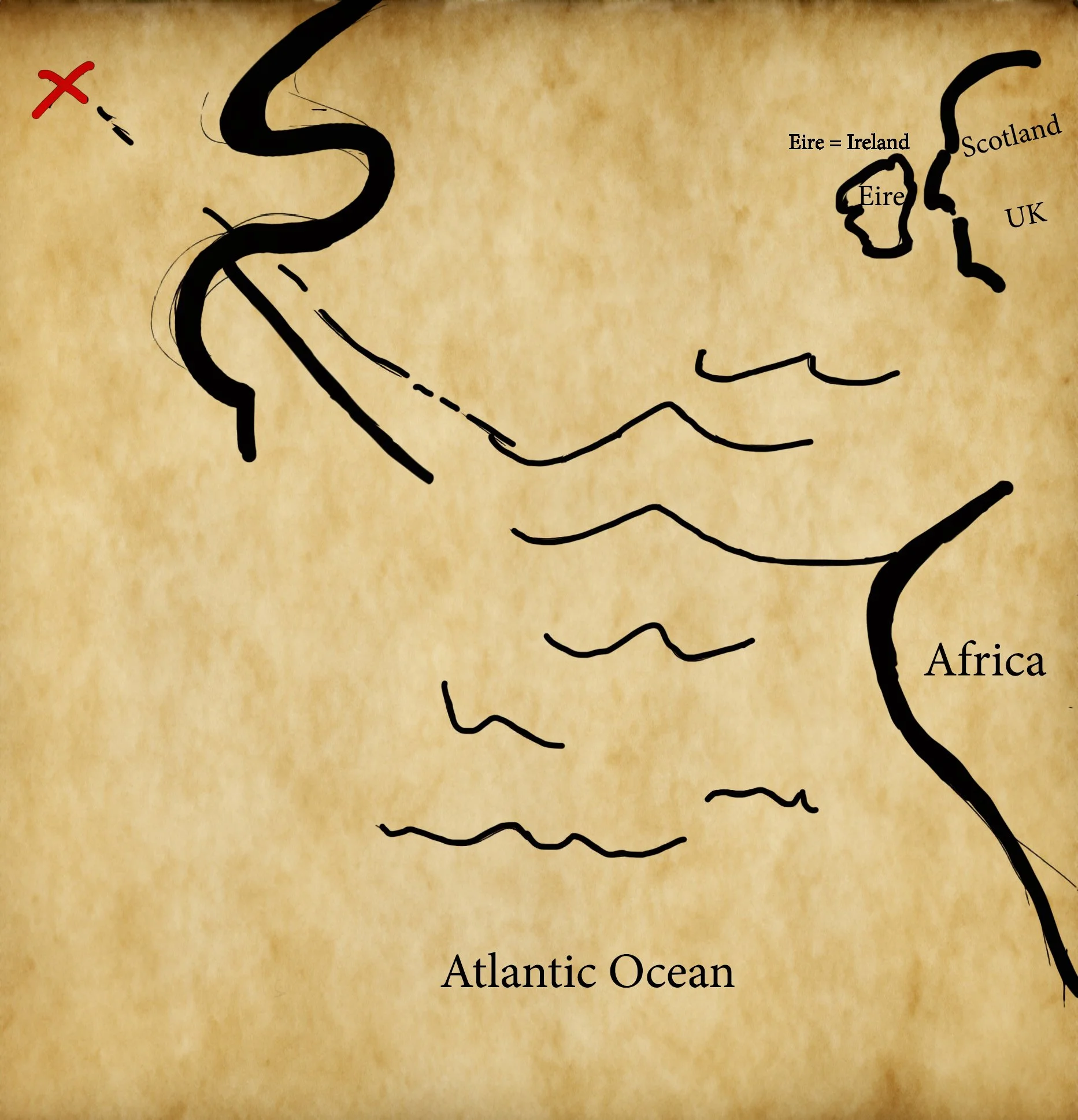 NOT HERE BUT THERE typed  RED X 1.jpg