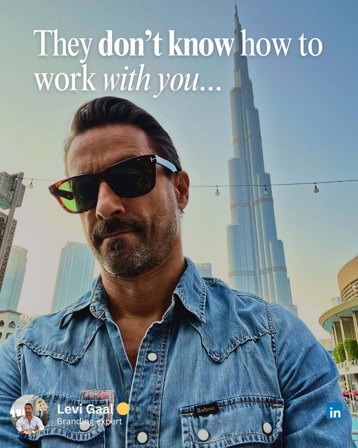 They simply don't know how to work with you...