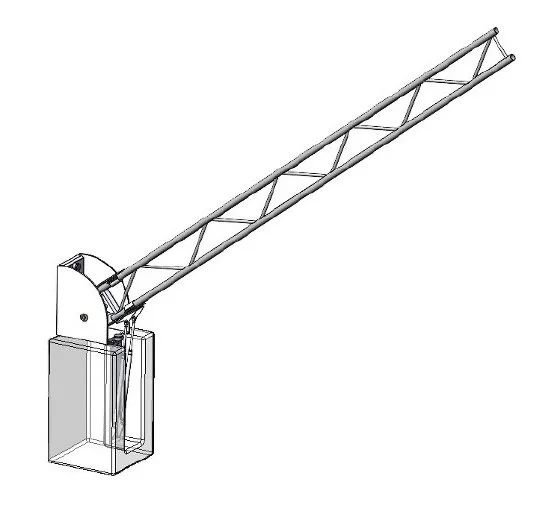 Markstående kabelhantering för snabbladdning.