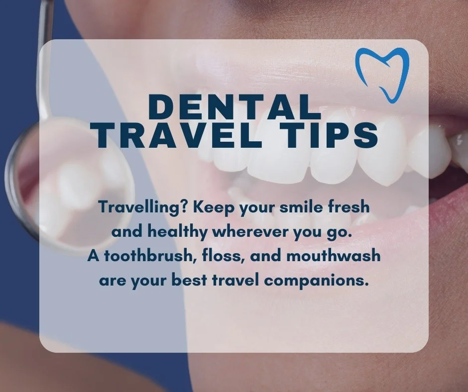 Travelling soon? Don&rsquo;t leave your smile behind!

Your dental essentials kit should include:
✔️ Toothbrush &amp; toothpaste
✔️ Floss or interdental brushes
✔️ Travel-size mouthwash
✔️ Retainer/aligner case if needed

💡 Pro tip: Keep your kit in