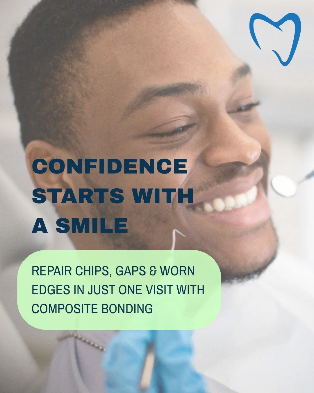 Let’s talk bonding 💫
Confidence really does start with your smile and composite bonding is one of the easiest ways to enhance it!
This quick, non-invasive treatment repairs chips, gaps, or worn edges using tooth-coloured resin. All completed i