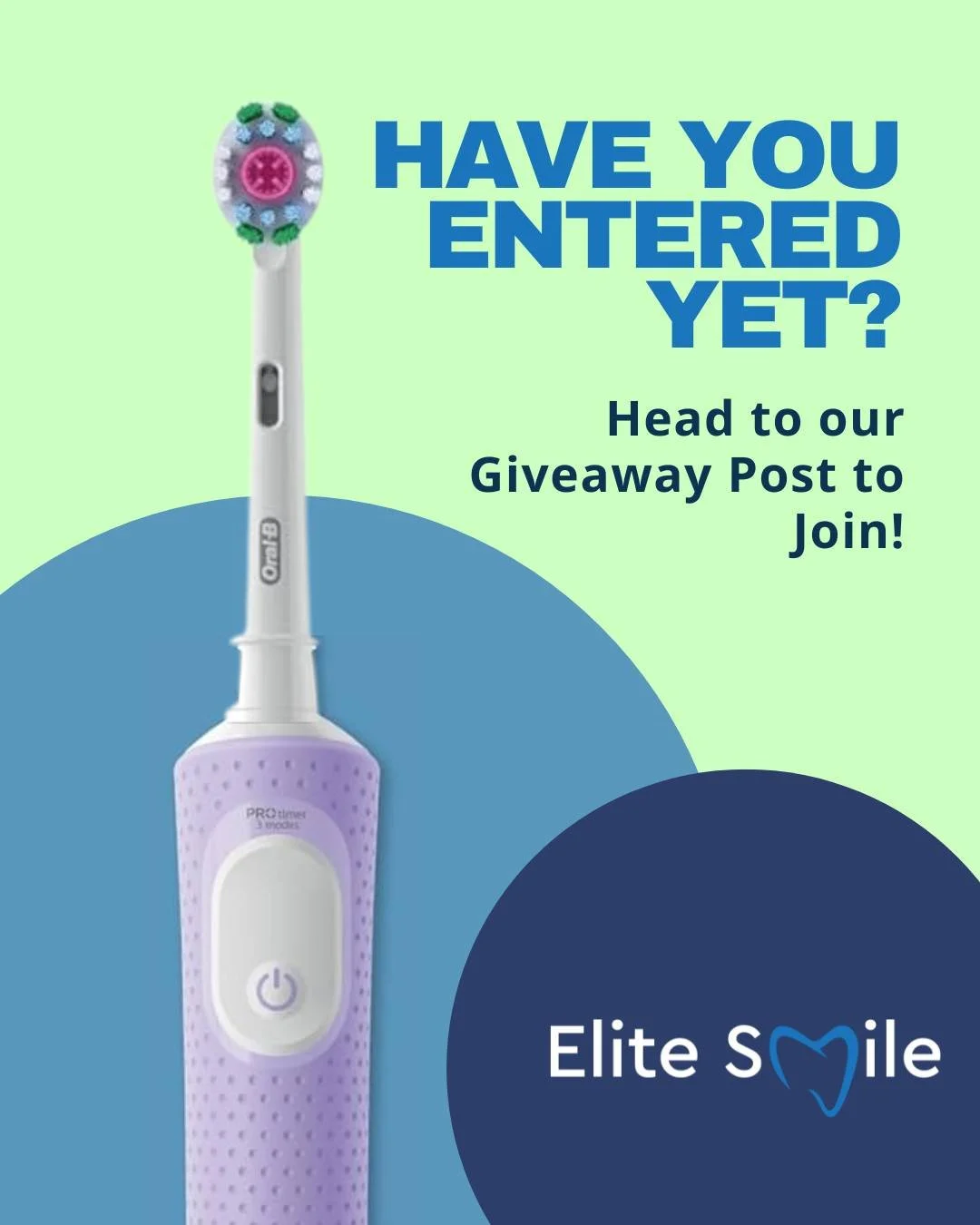 Just a quick reminder&hellip; have you entered our electric toothbrush giveaway yet? 😁✨
Head over to the giveaway post on our feed and follow the steps to join!
Good luck! 💙
#EliteSmileLivingston #GiveawayReminder #ElectricToothbrush