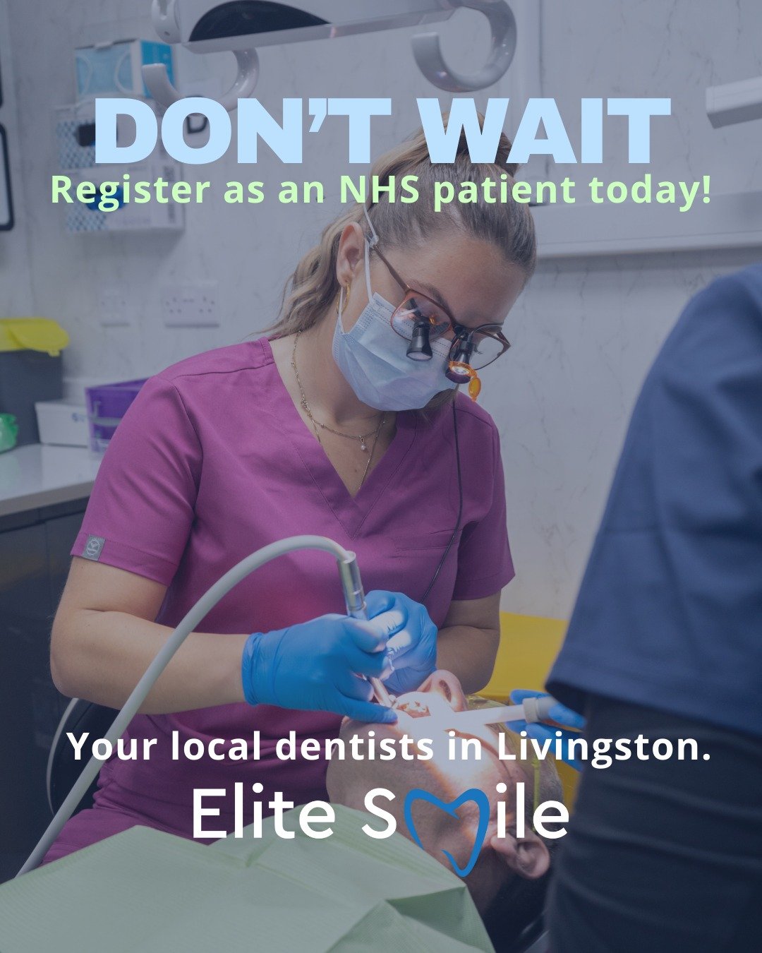 Don&rsquo;t wait to join our NHS patient list! 🦷✨
Elite Smile Livingston is now welcoming new NHS patients and registering is quick and easy.
Whether you're due a check-up or looking for a family-friendly clinic you can trust, we&rsquo;re here to ca