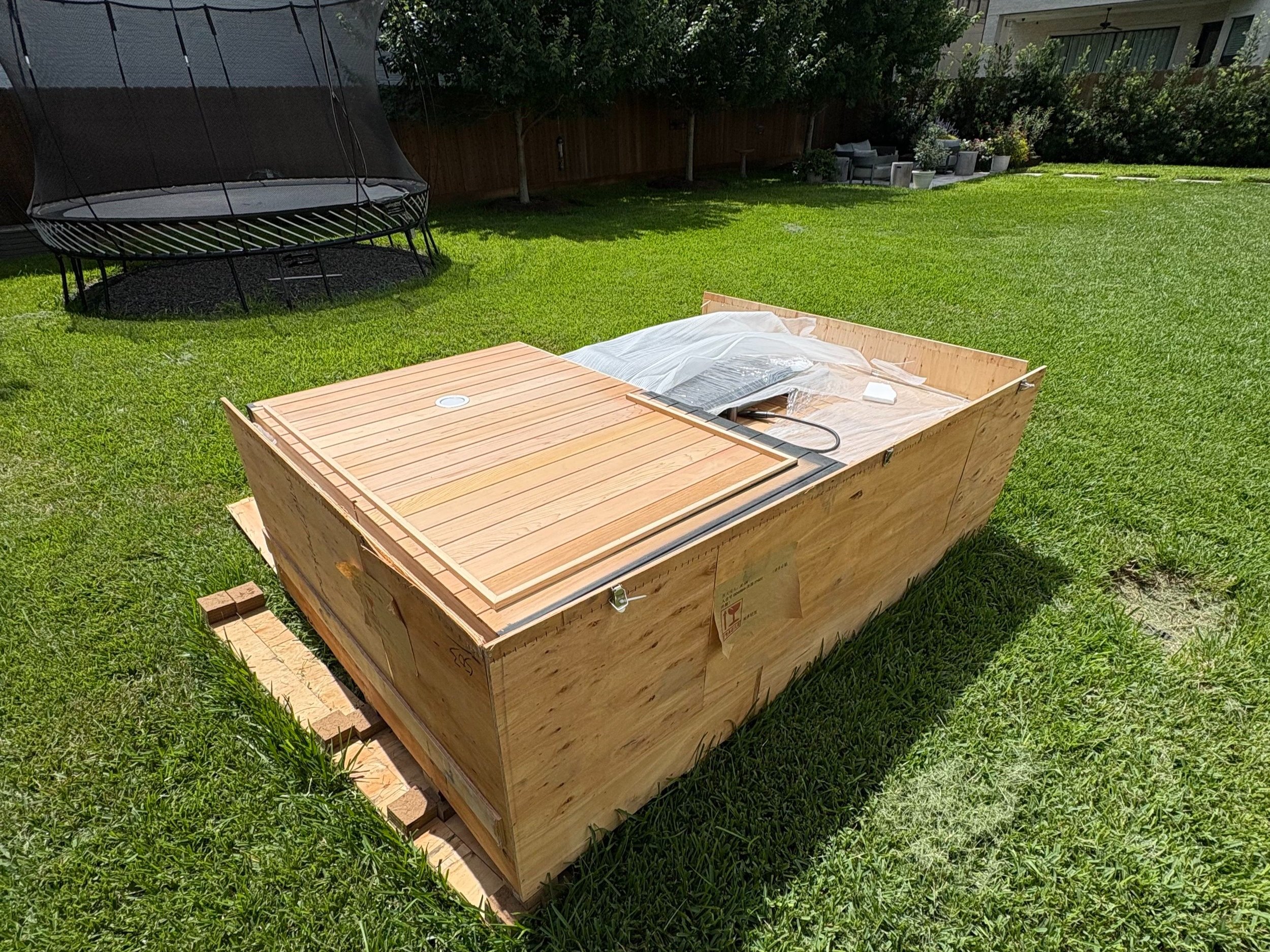 Sauna Pallet Box