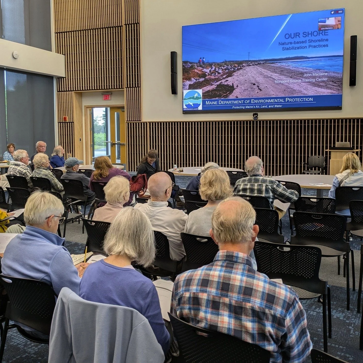 We had a fantastic turnout for our August 26 talk on shoreline protection, co-hosted by Boothbay Region Climate Action team! 

Thank you to everyone who joined us to learn about how we can protect our coastlines and natural resources.

Thanks also go