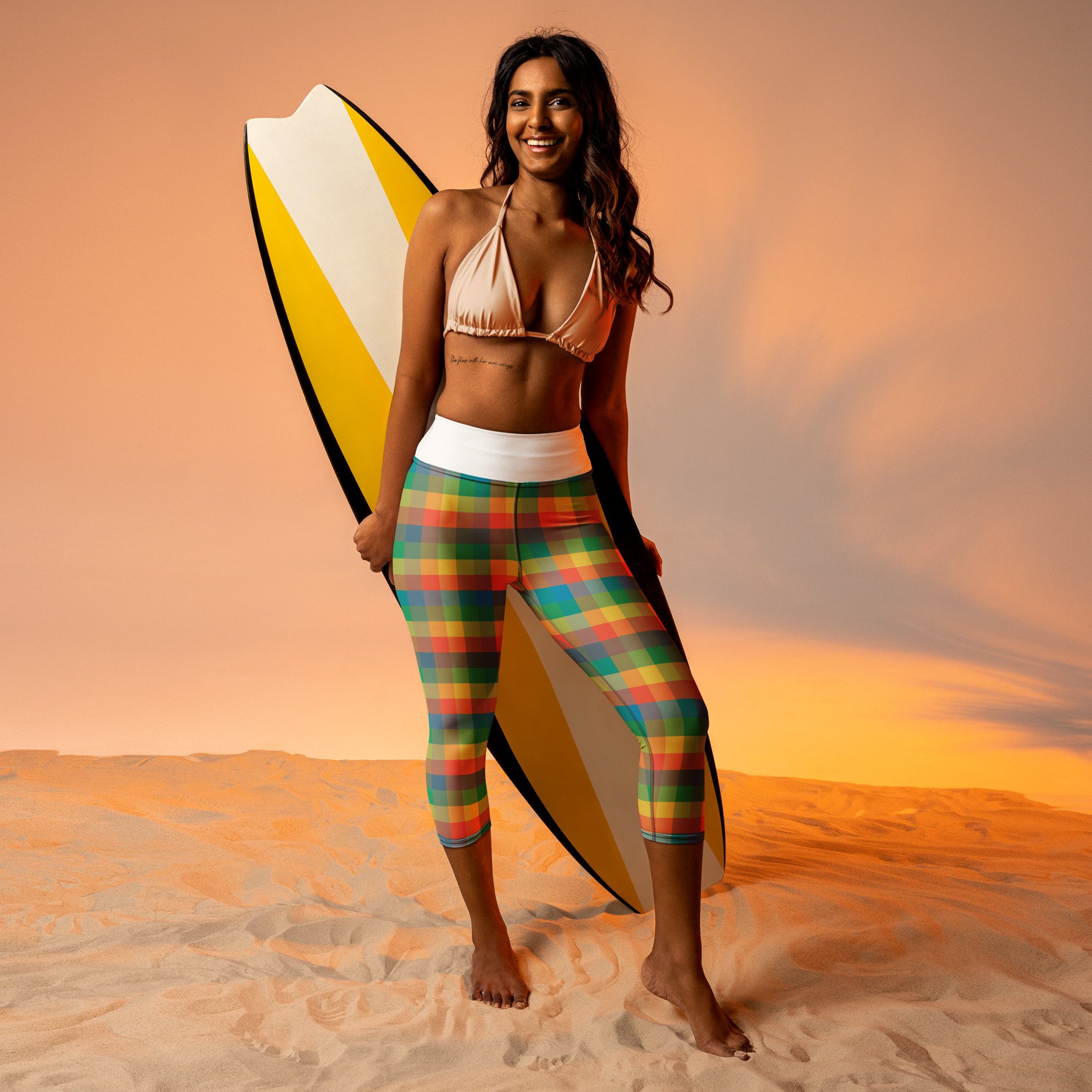 AFROSELÍ | “Akania” Yoga Capri Leggings