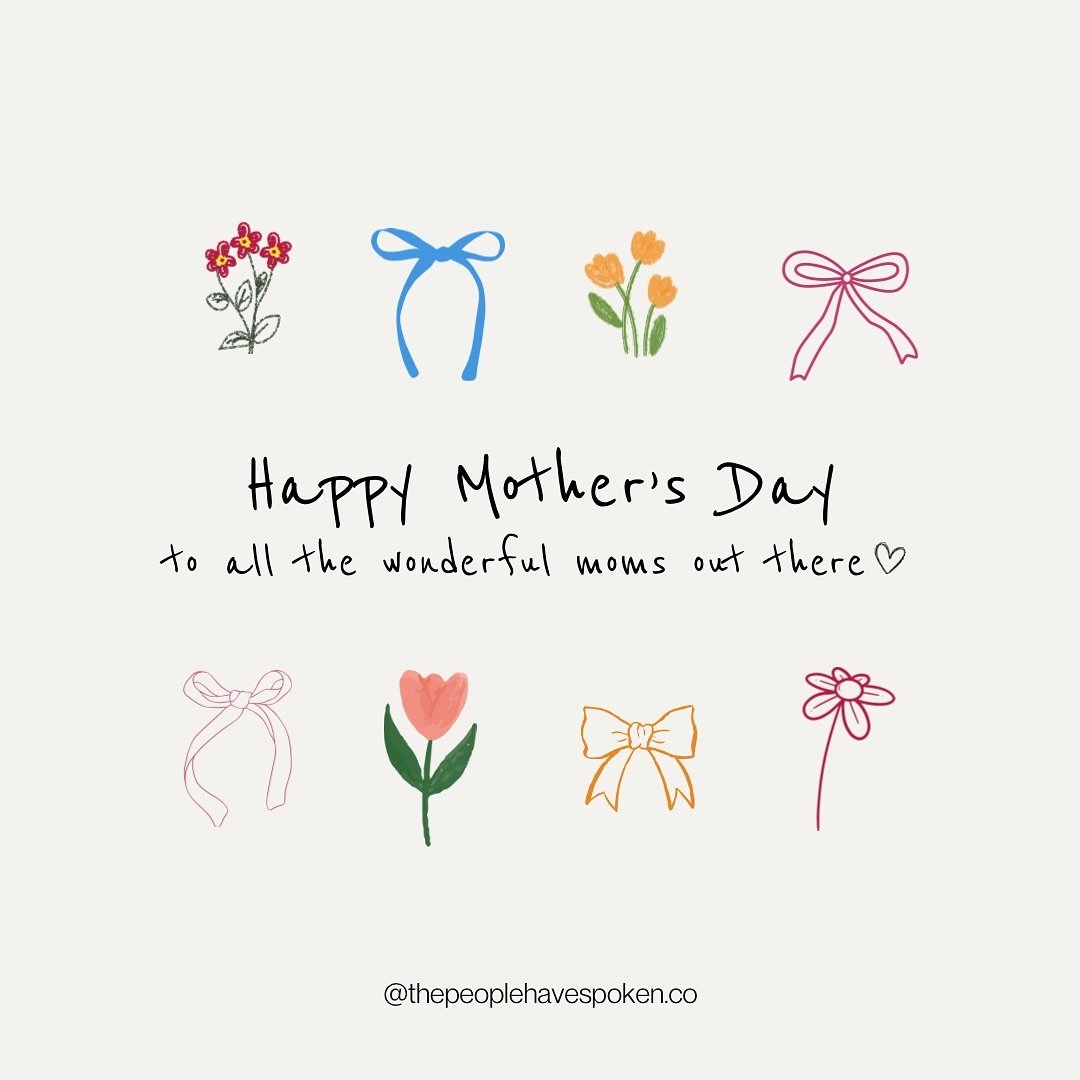Wishing all the moms a very special Mothers Day 🤍