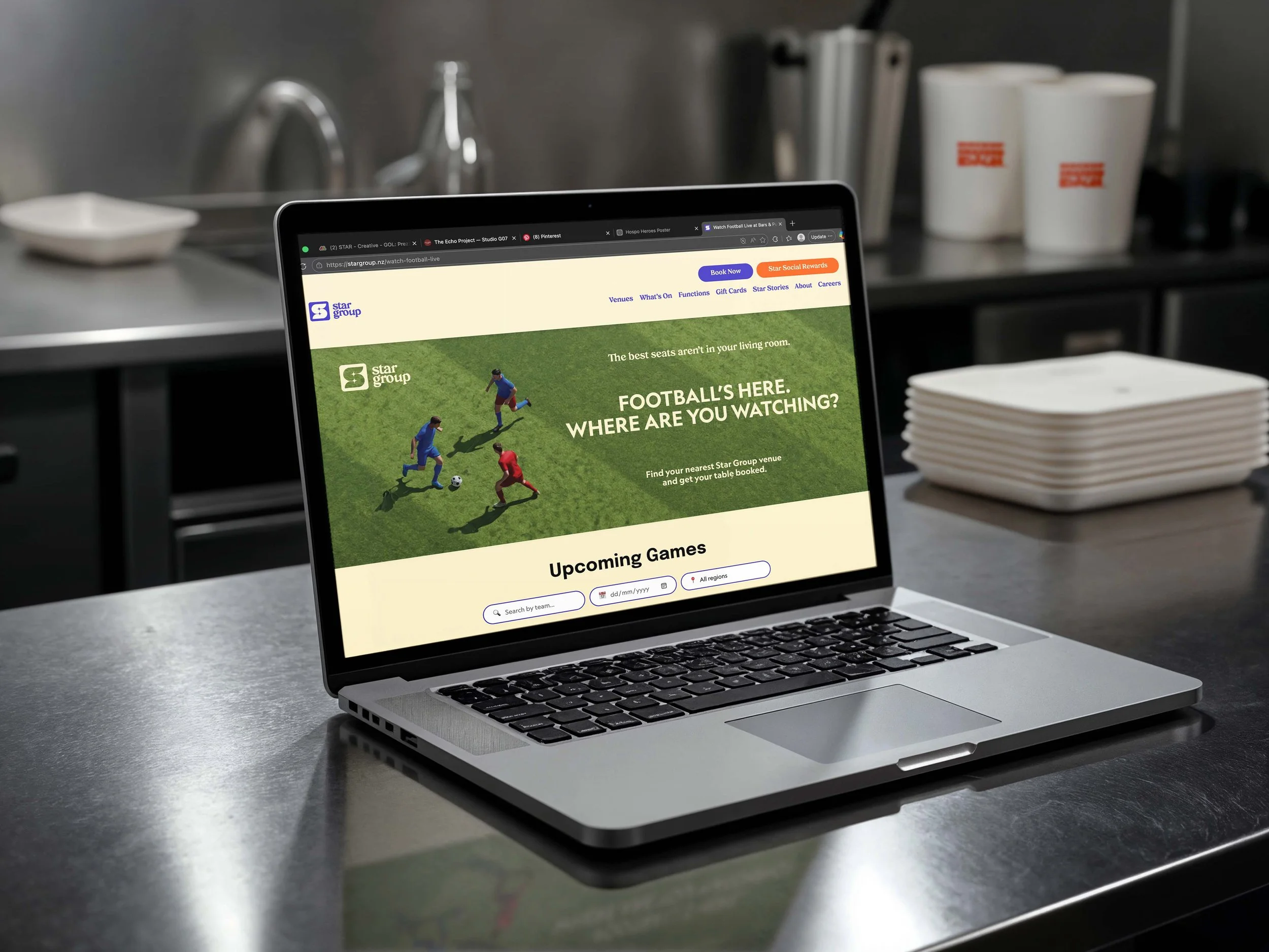 Website home page banner