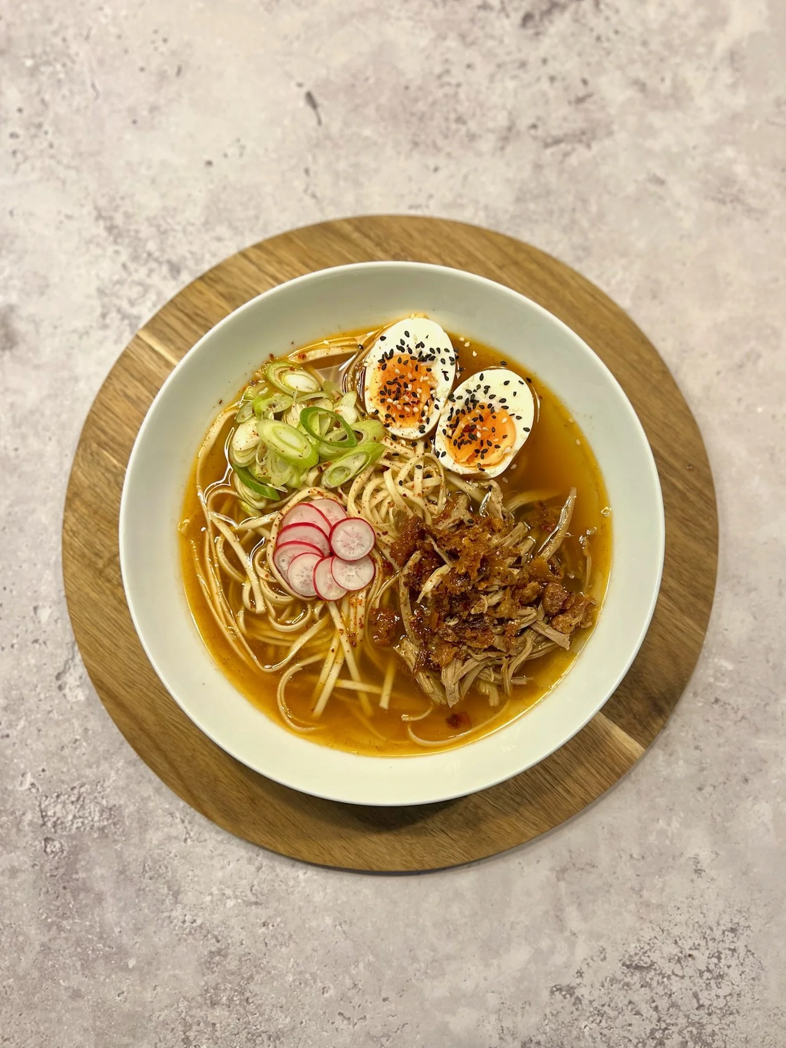 Turkey Leftovers – Turkey Ramen with Crispy Turkey Skin