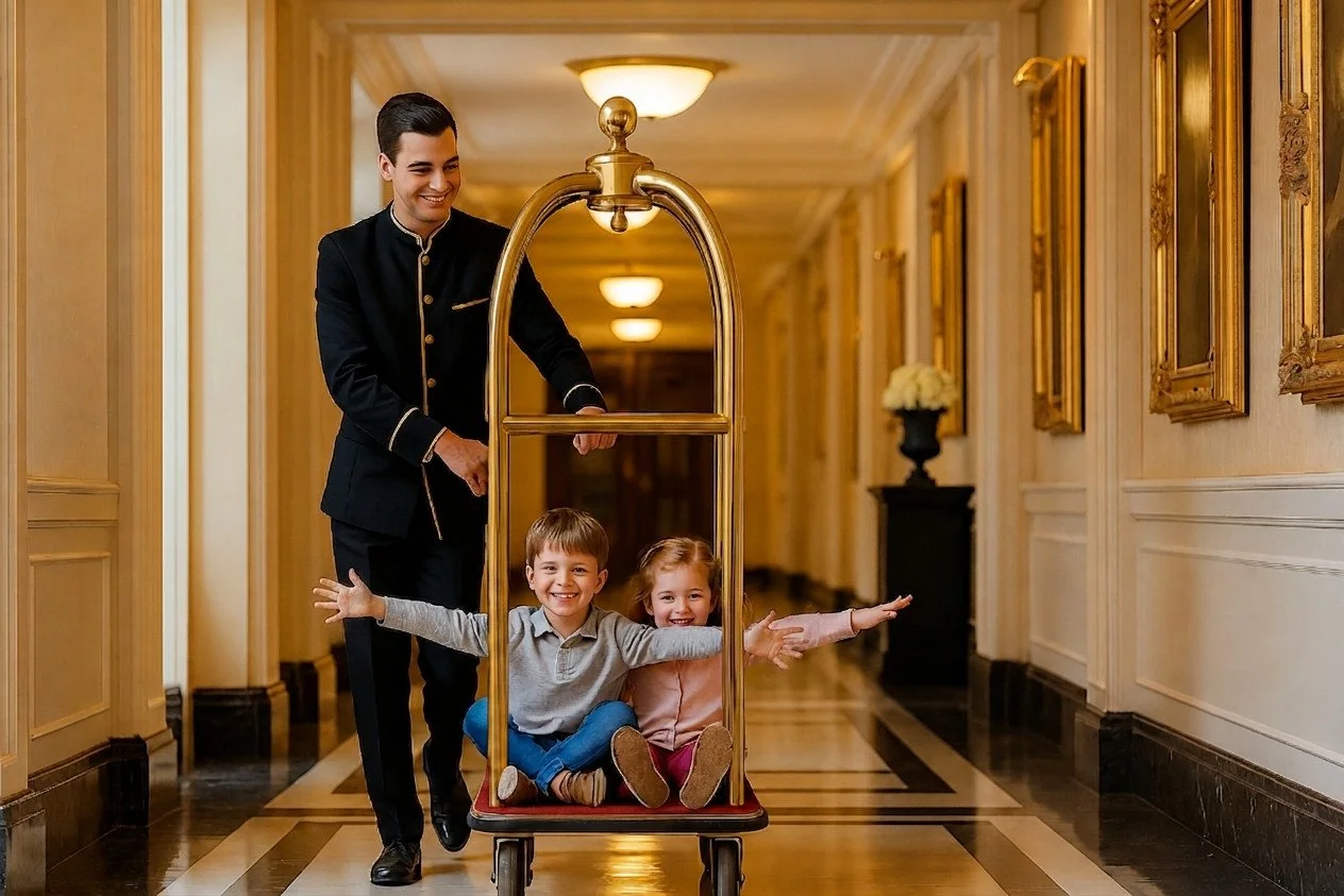 How to Maximise the Hotel Concierge for Your Kids (Because They’re Your Secret Holiday Superhero)