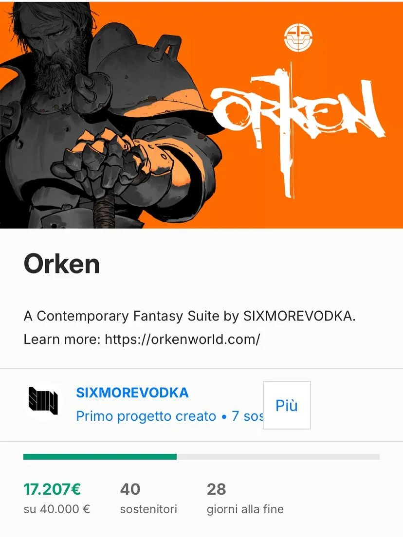 ORKEN has just launched on @kickstarter and is already a BANGER!!!!
Go and back this UNBELIEVABLE project by the One and Only @sixmoremarko and his amazing team over at @smv_studio before it&rsquo;s too late!
Lots of juicy stuff there!!!
MAY THE KHAR