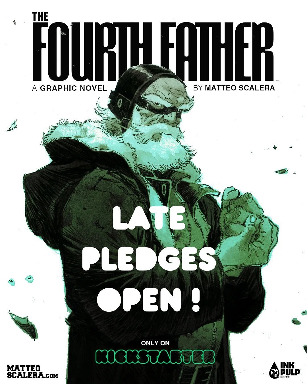 THE FOURTH FATHER, the brand-new graphic novel by @matteoscalera published by @inkpulp is still available for late pledges on Kickstarter!
Get your copy before it&rsquo;s too late!!!