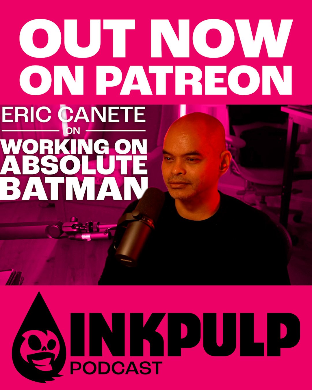 The latest episode of Inkpulp Podcast is OUT NOW on our Patreon!! 💀🤟

Out everywhere Monday! 📆

Check it out on our Patreon at the link in bio 🔗