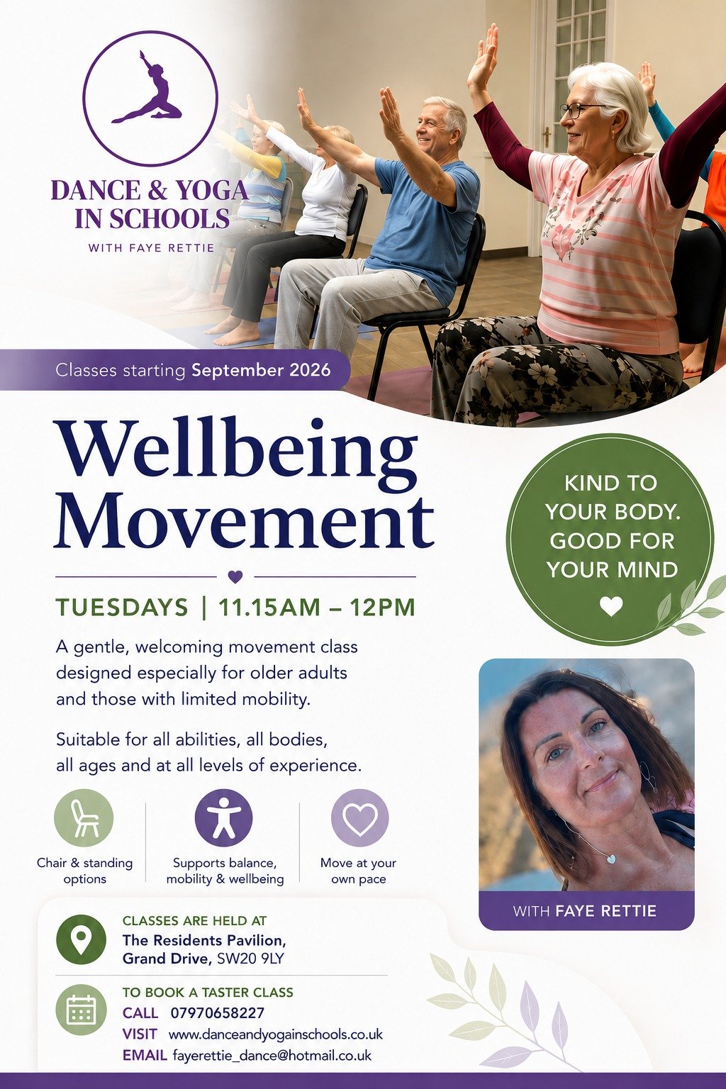 Wellbeing Movement @ Residents Pavilion - 7 week block