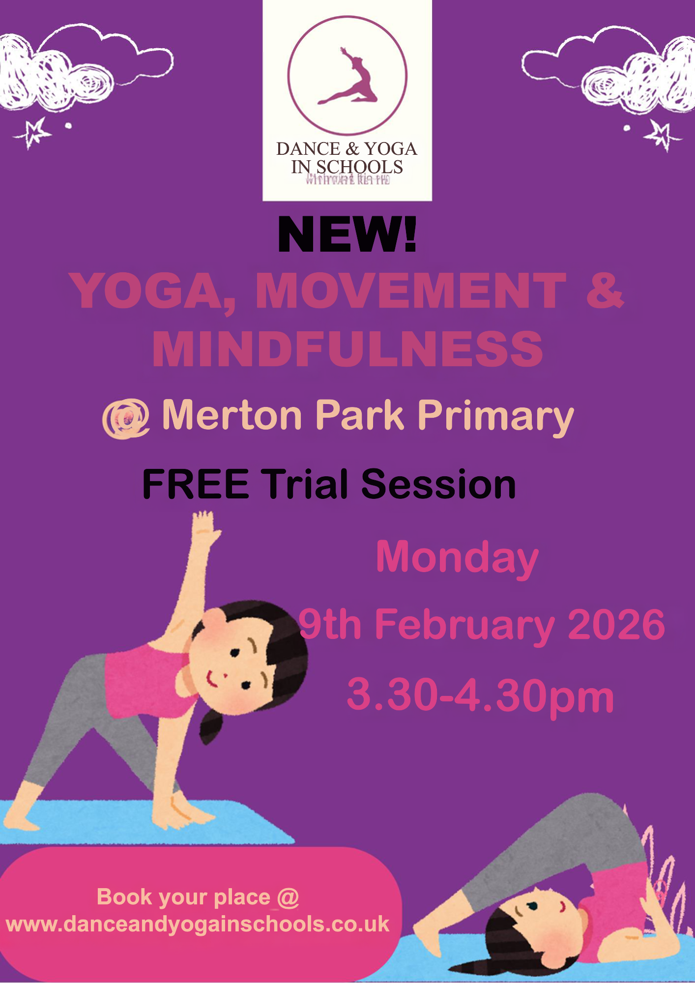 Yoga, Movement & Mindfulness - Merton Park Primary - FREE trial