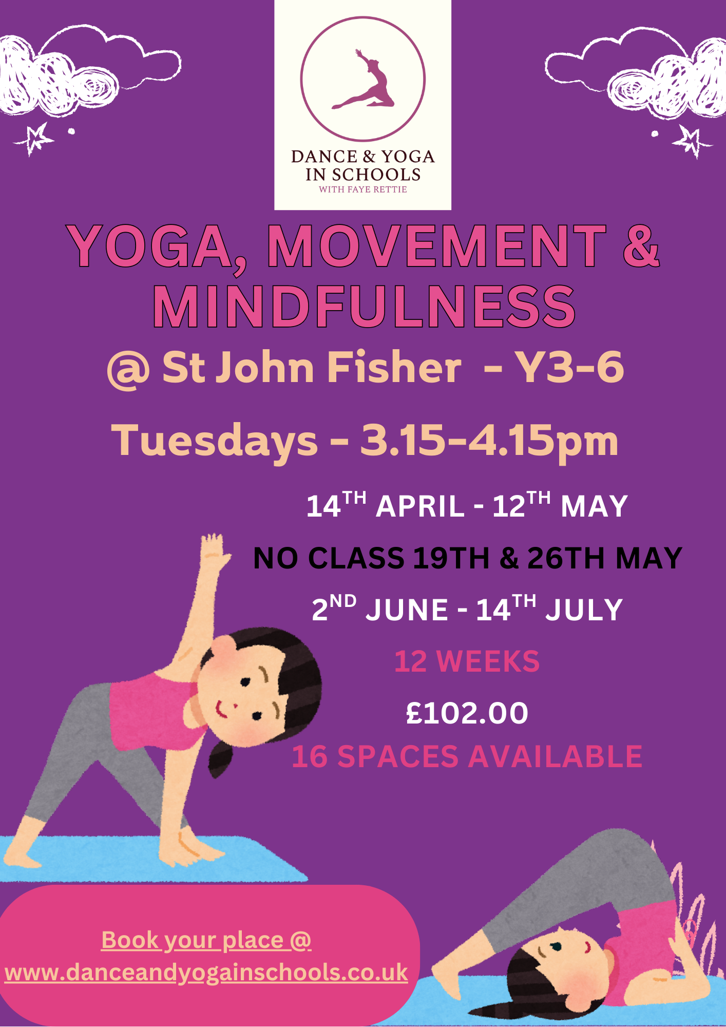 Yoga, Movement & Mindfulness - KS2 - Tuesday ASC @ St John Fisher Primary School