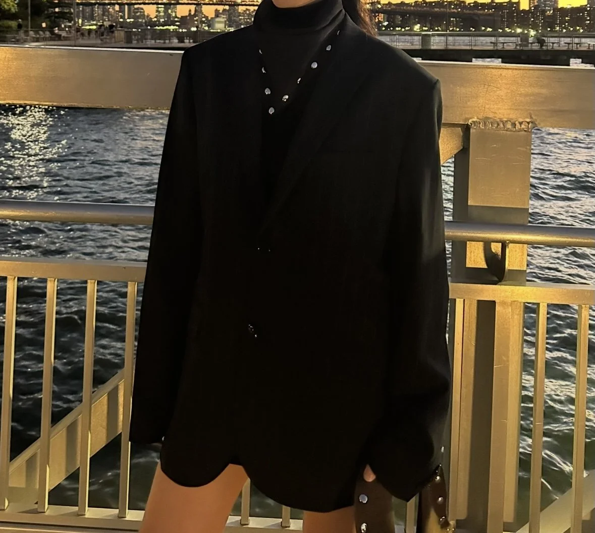 STUDDED WESTERN SCARF