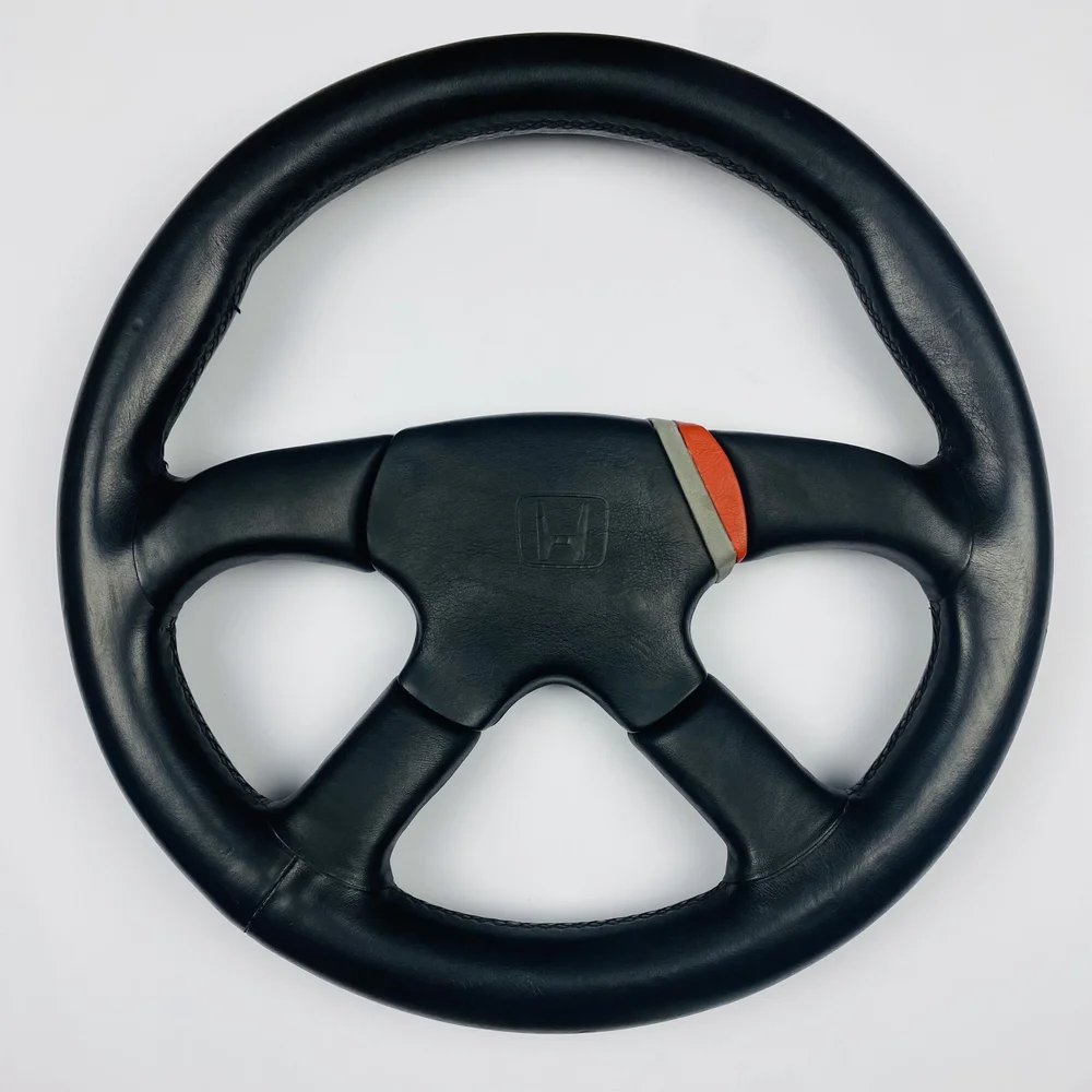 Atiwe Honda Access Black/Leather (4 Spoke) — ModernRetroClassic