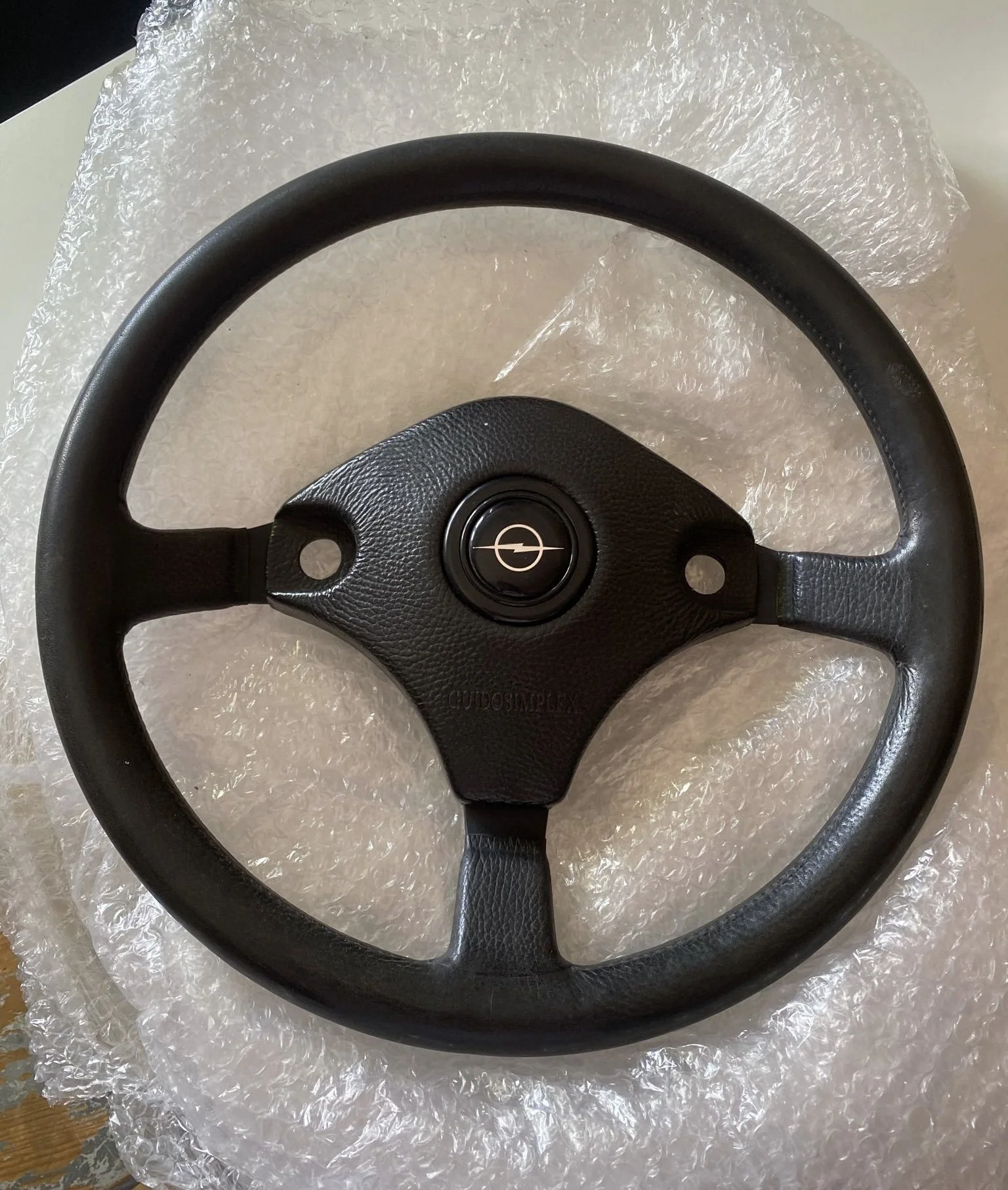 Momo Recaro Special Black/Leather — ModernRetroClassic