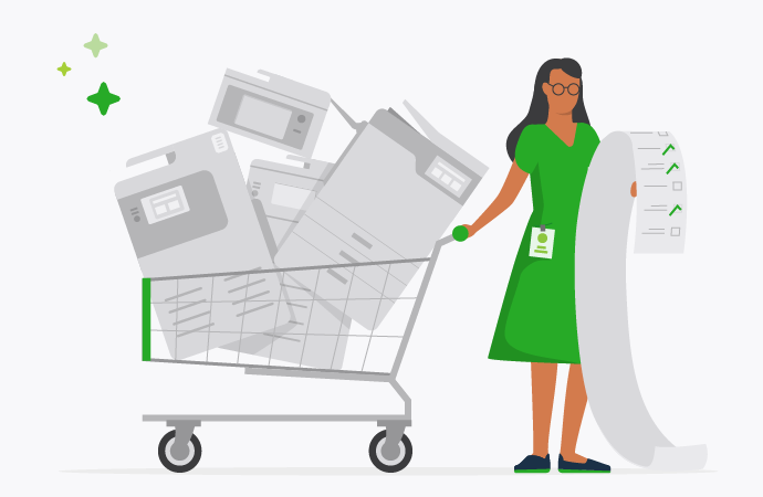 What features should I look for in a print management solution?