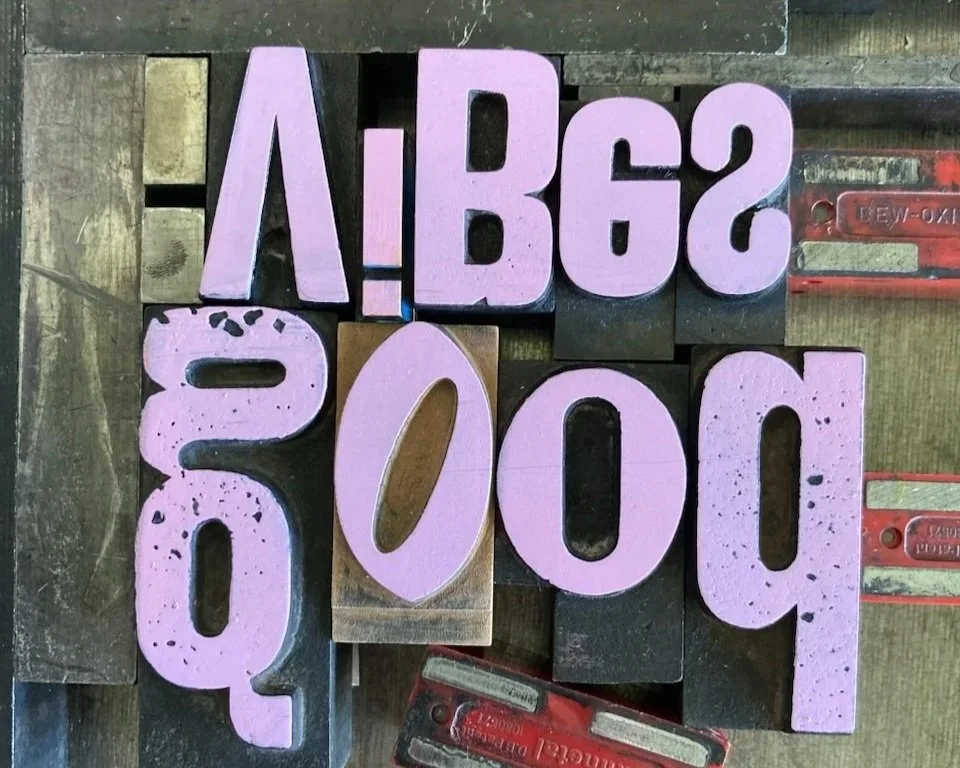 KLEINFORMAT | Miniprints in kleiner Runde #2: EIN.WORT.MINI.POSTER: BUCHSTABEN &amp; BELLINI