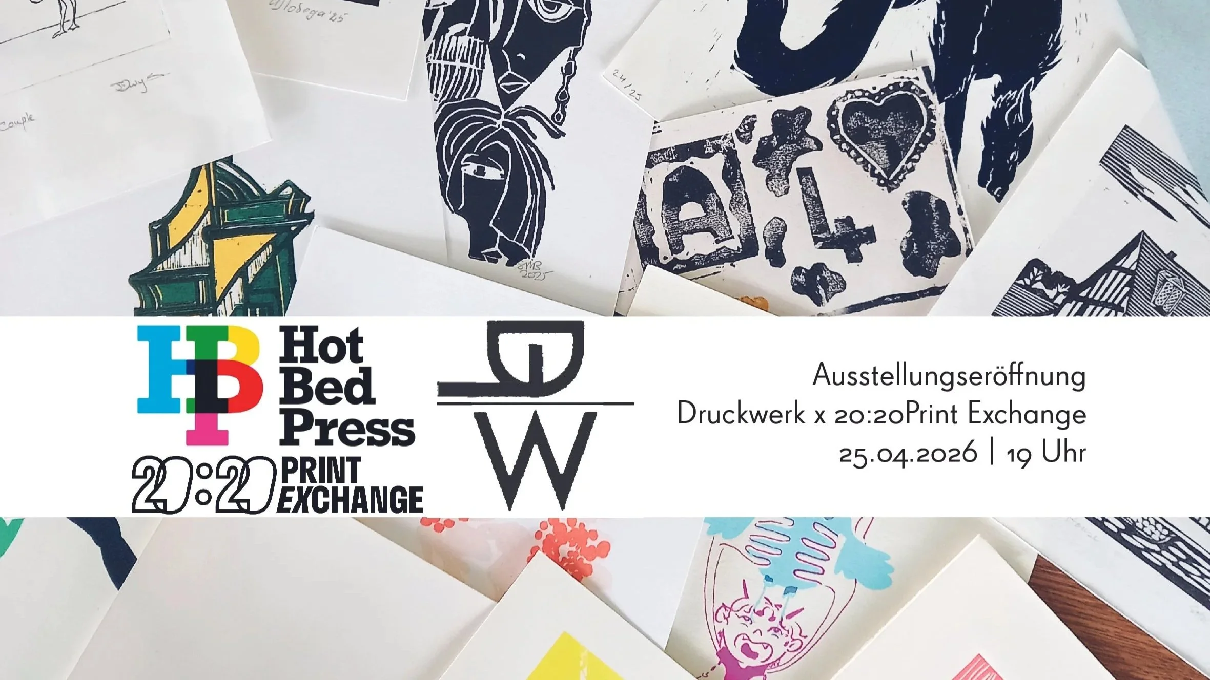 Ausstellungseröffnung | Druckwerk x 20:20 Print Exchange