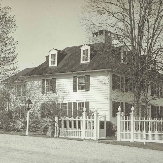 The home, circa 1930