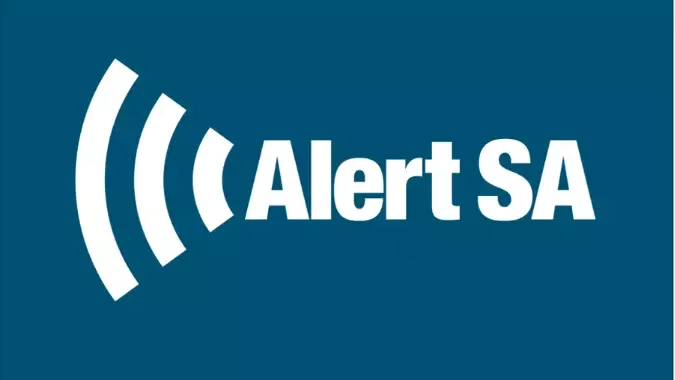 Logo of Alert SA with Wi-Fi signal icon on a blue background.