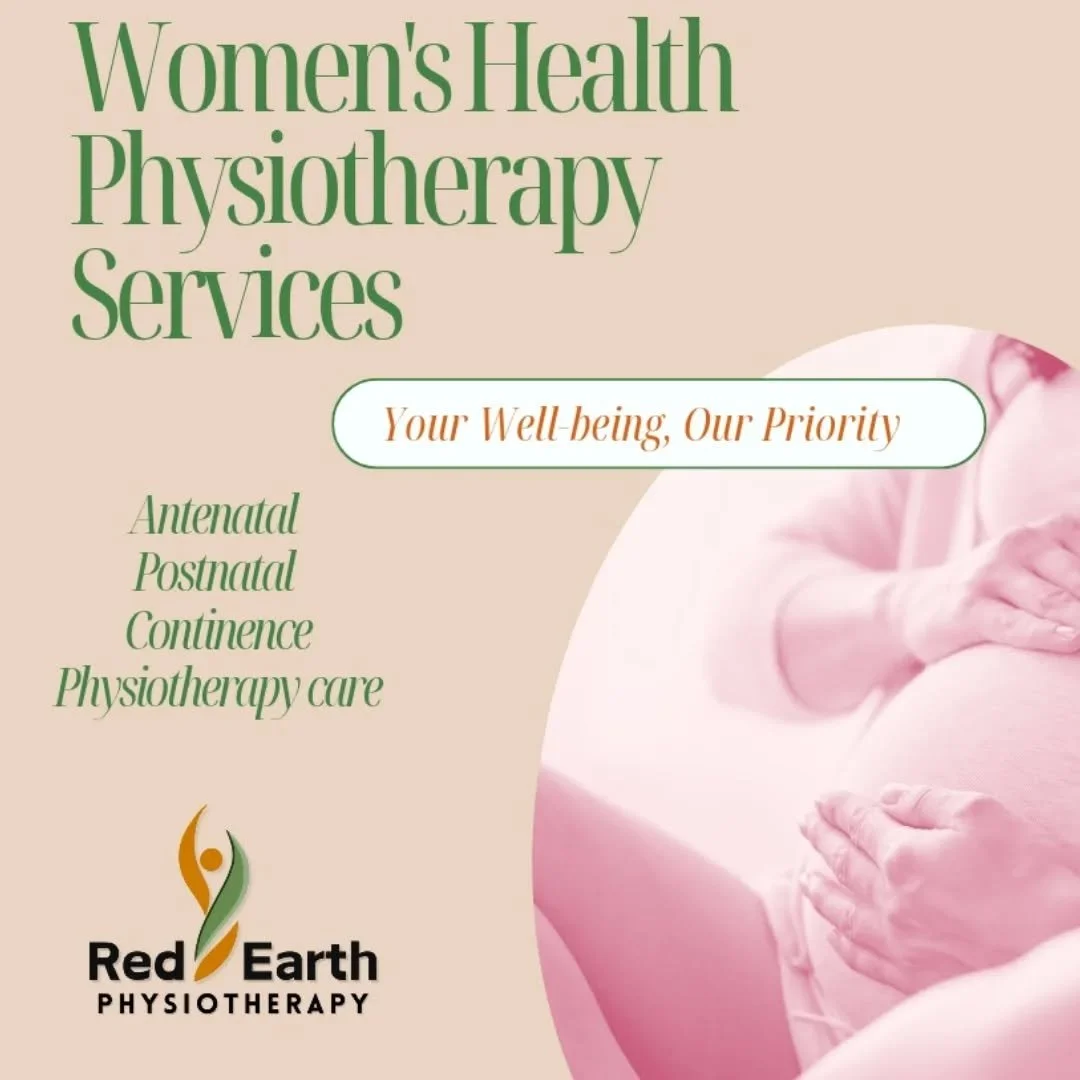 At Red Earth Physiotherapy we provide a range of women's health services.

Jian and Teigan provide compassionate, one-on-one care for:
✔️ Pregnancy-related pain (back, pelvic, or hip)
✔️ Exercise during pregnancy
✔️ Postnatal return to exercise progr
