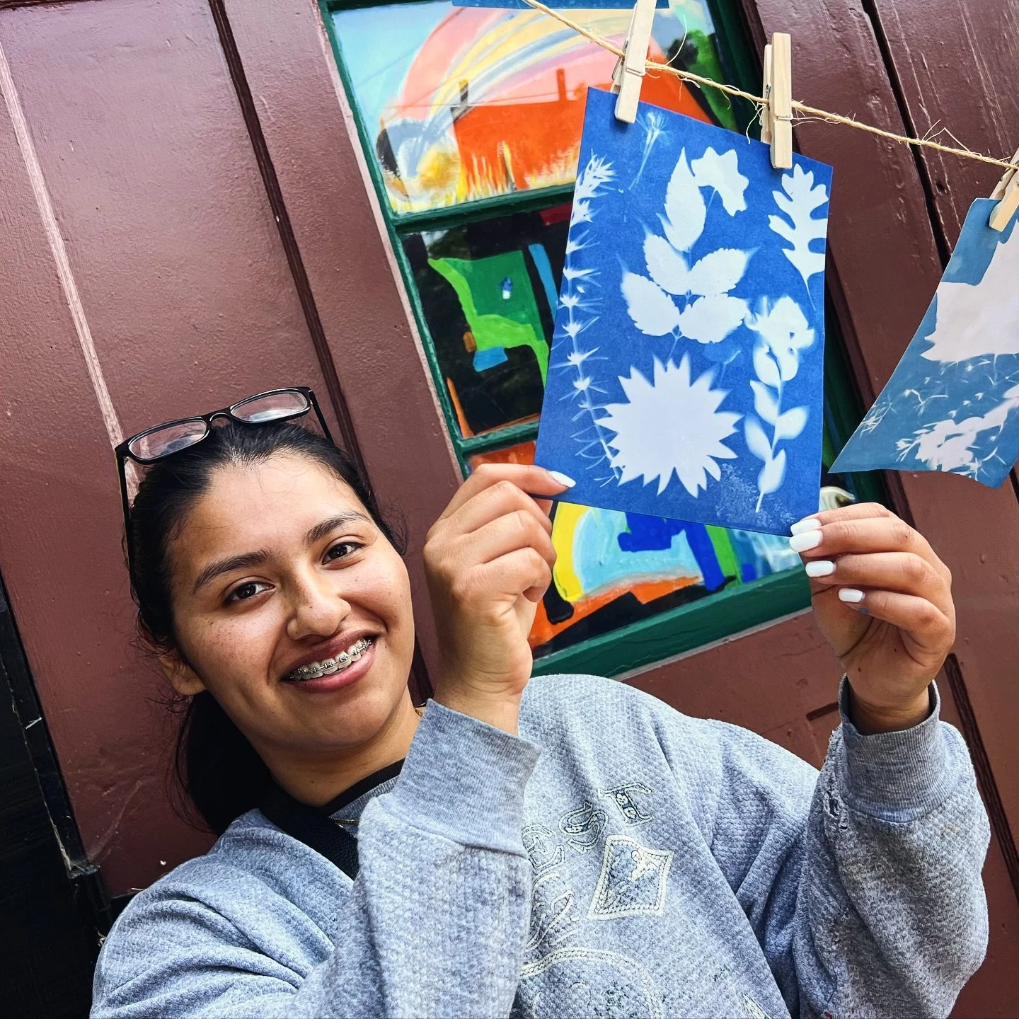 🌞 Back at St. Elmo Village Today! 🌞
I&rsquo;m thrilled to be back at St. Elmo Village today for the Plant &amp; Paint: The Art of Sustainable Living event! 

🌱🎨 Come join me for a cyanotype demonstration and see the beauty of this fun photogra