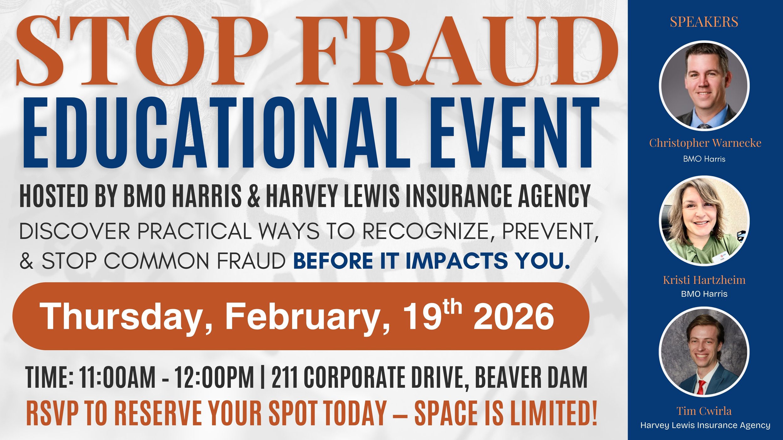 Stop Fraud Educational Event 