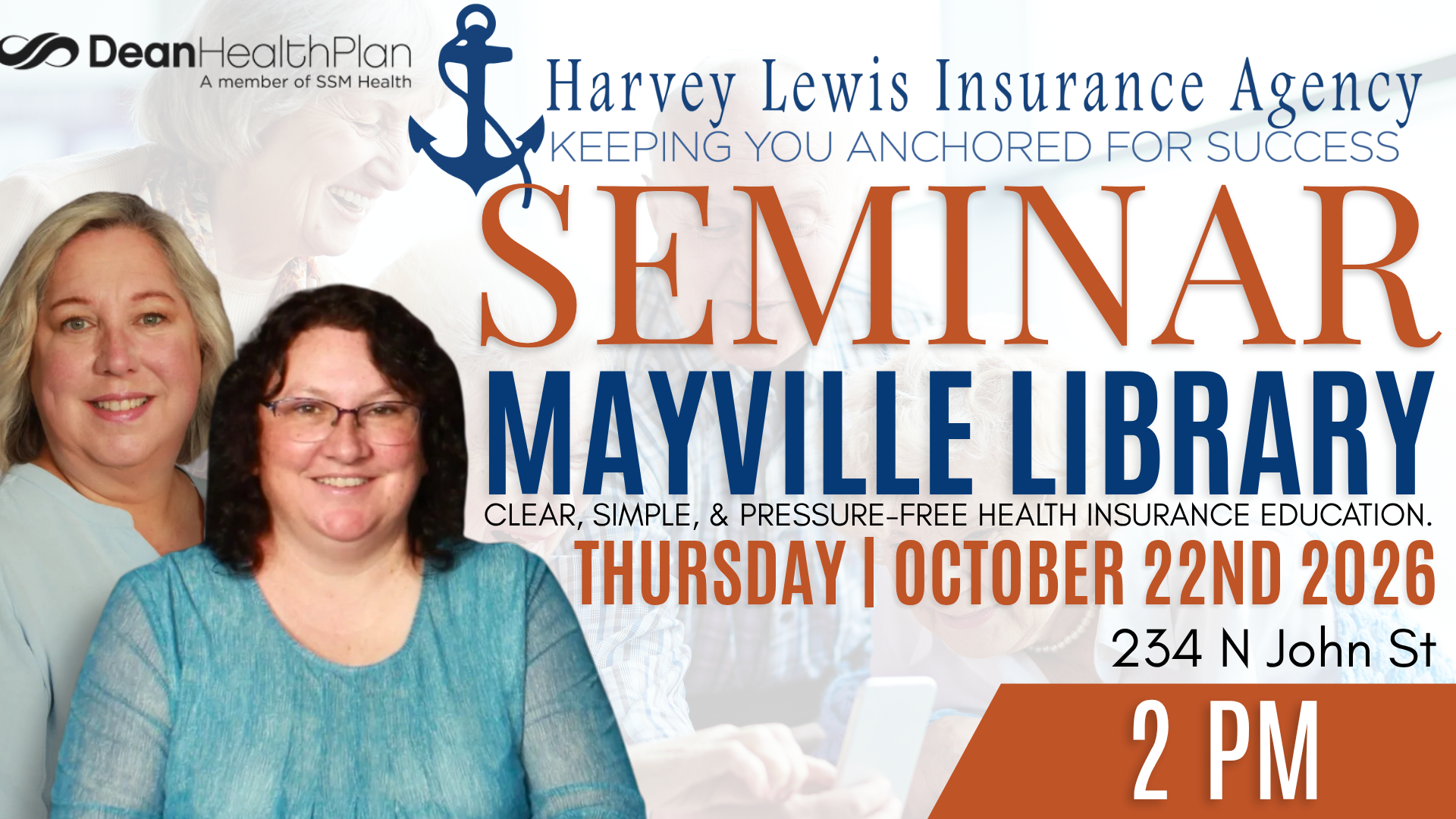 Medicare Seminar at Mayville Library | Dean Health Plan