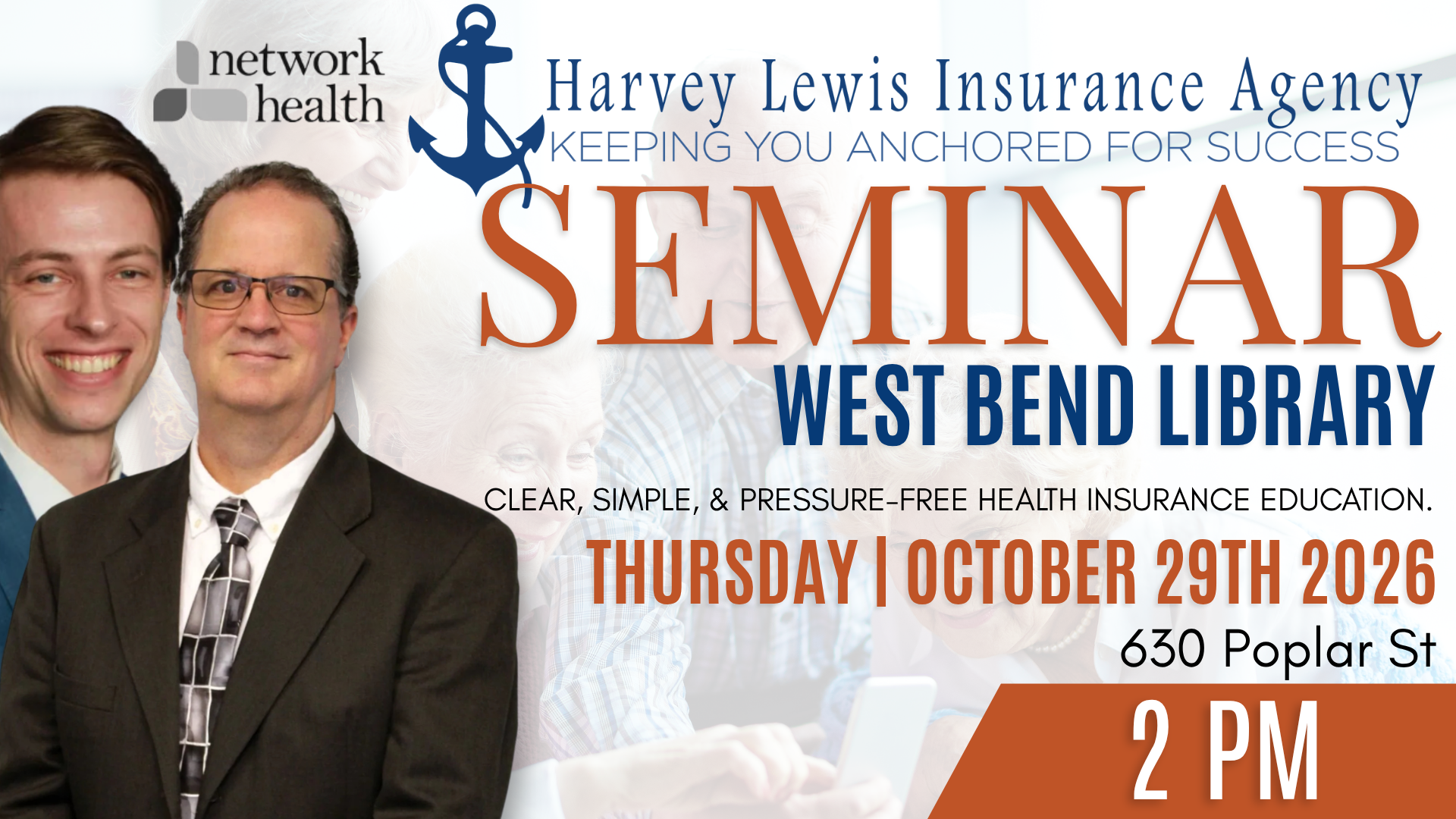 Medicare Seminar at West Bend Library - 2 PM