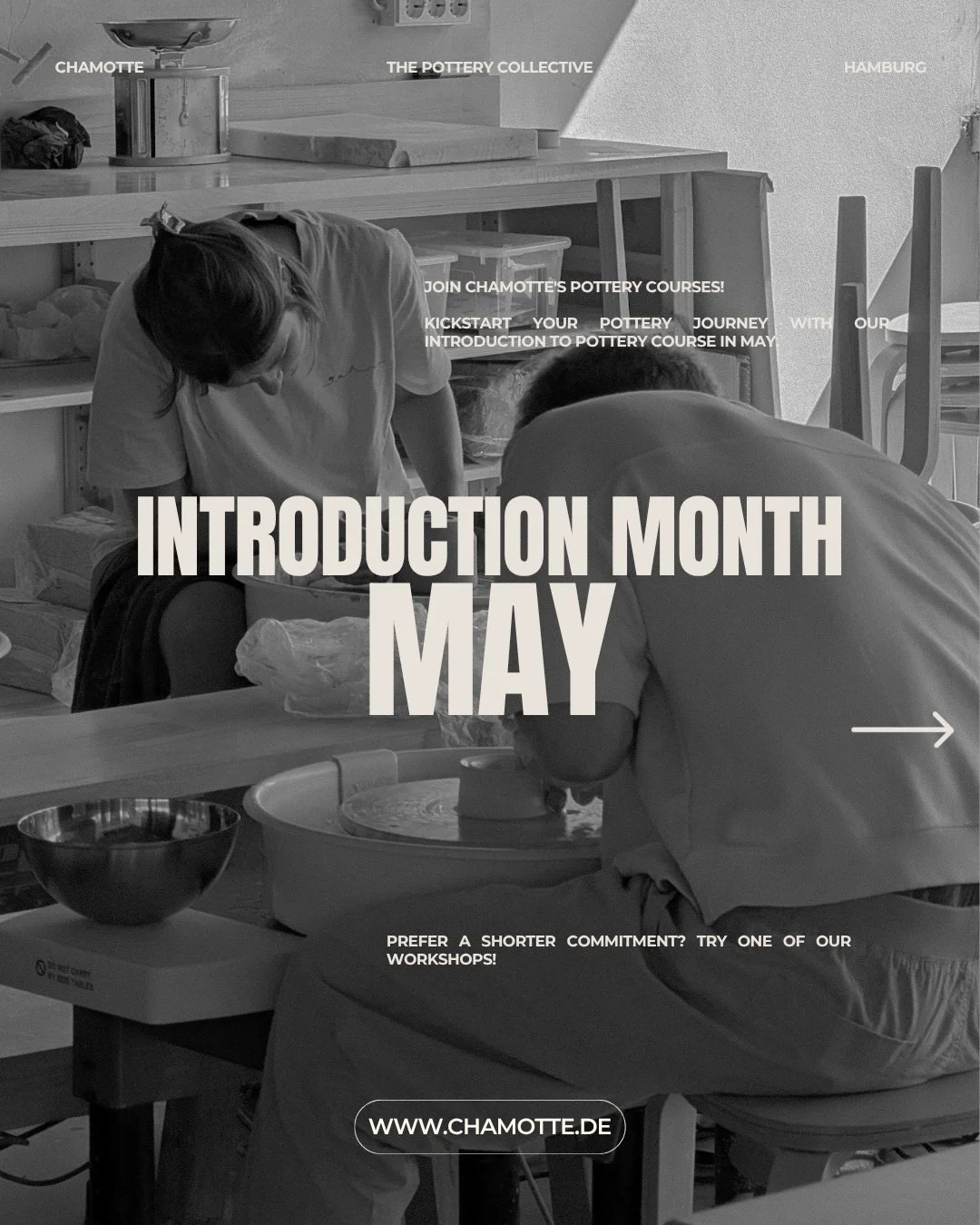 What&rsquo;s one best way to meet new friends, create beautiful arts, stock your cupboard with handcrafted tableware, find stress and cure burnout? Pottery.
Where to make it? At an open pottery studio, like Chamotte in Hamburg.

Where to start? With 