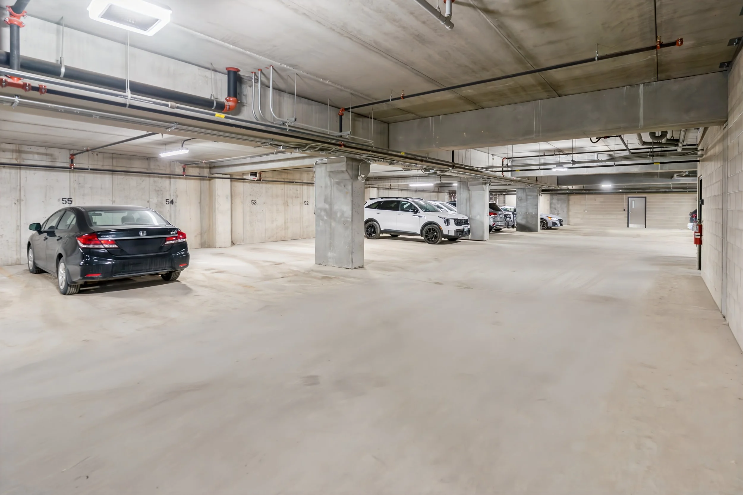 030 Underground parking at The Rise Condos in Bridgwater Centre.jpg