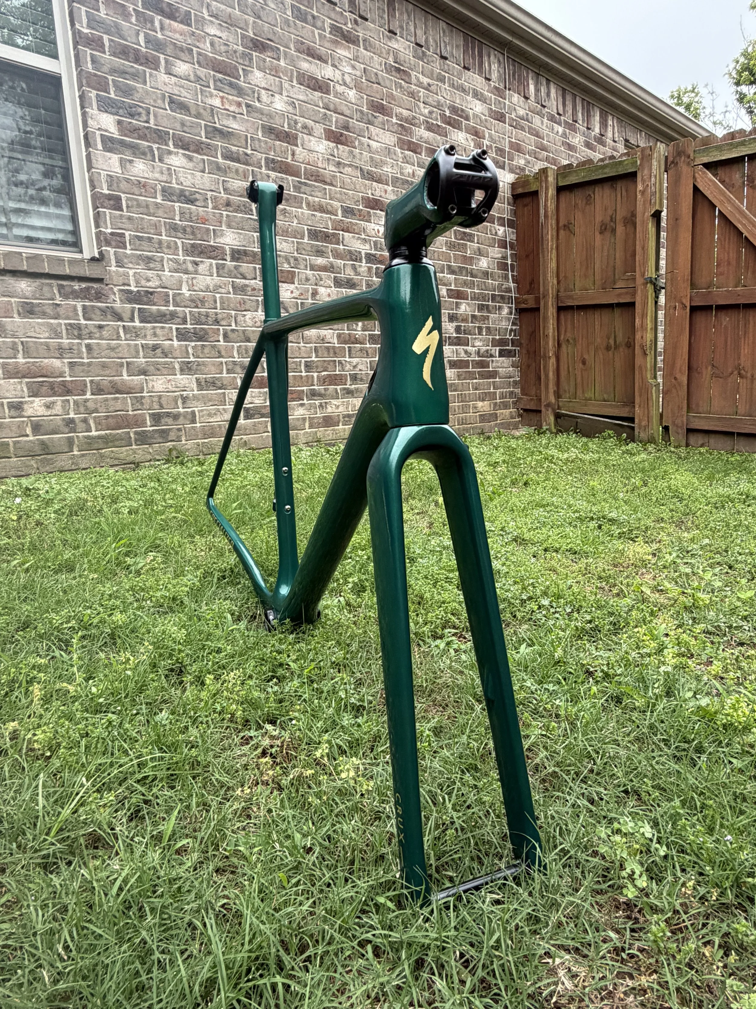 Custom painted Specialized Crux. Sometimes the bike you already love just needs a fresh paint job!